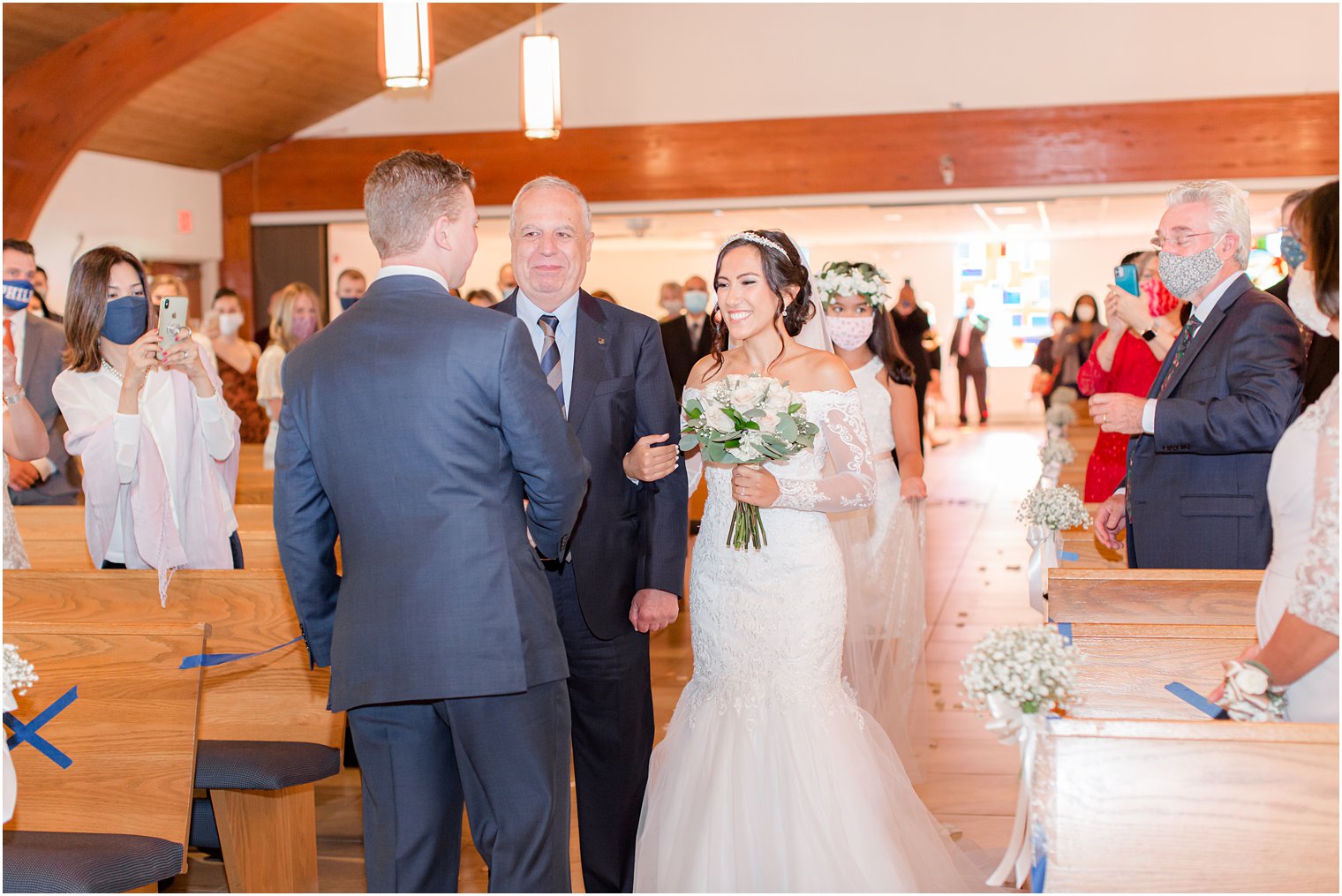 traditional church wedding in New Jersey