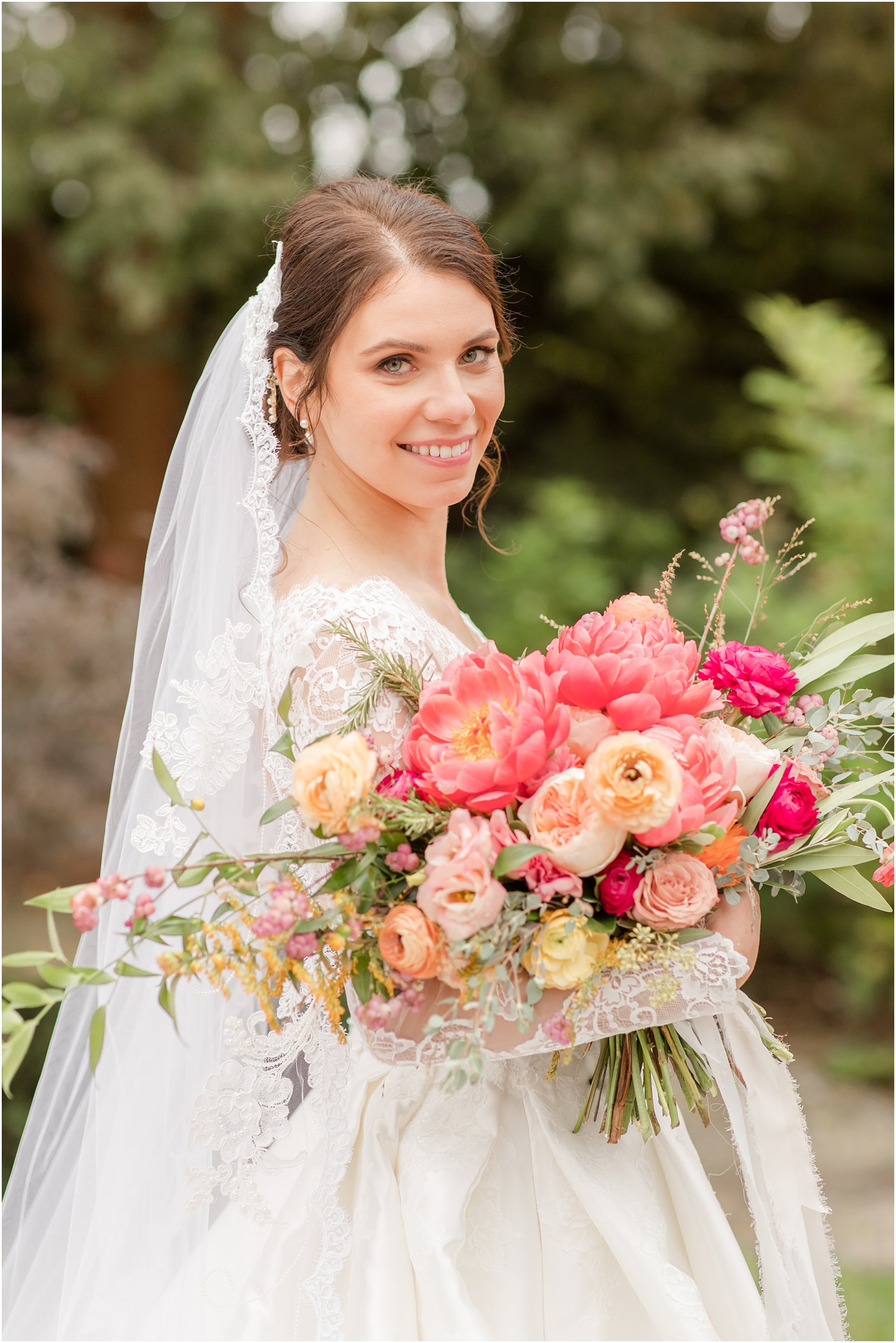 bridal portraits in Conservatory at the Sussex County Fairgrounds