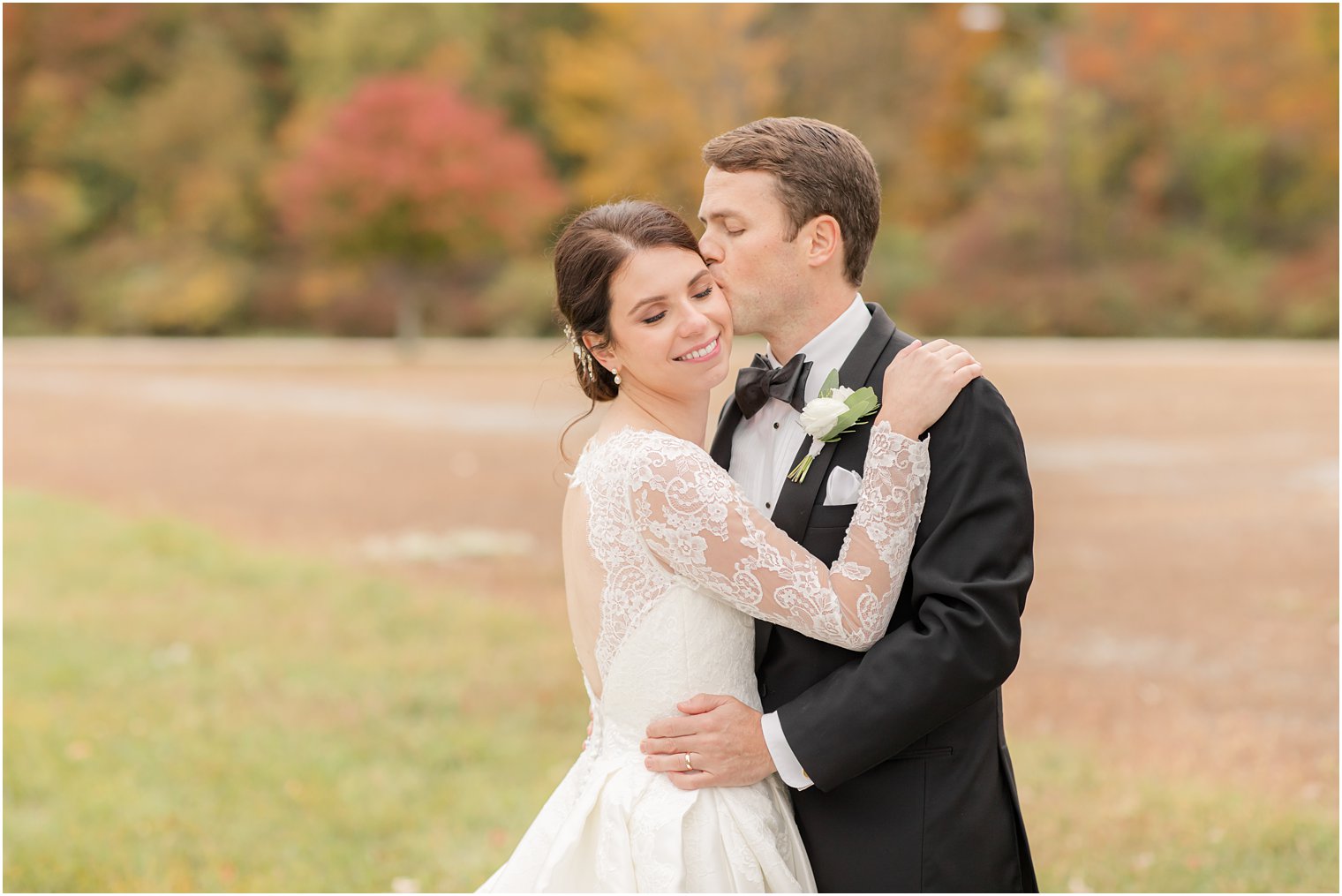New Jersey wedding portraits of bride and groom