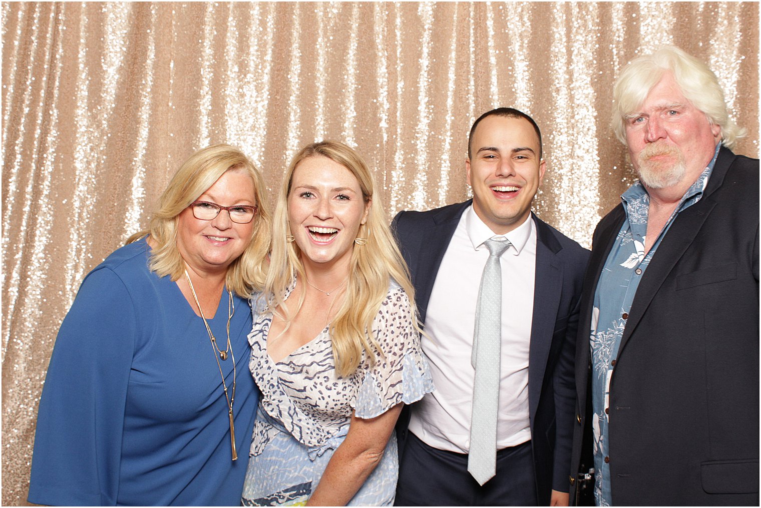 Bridgeview Yacht Club wedding photo booth in New Jersey