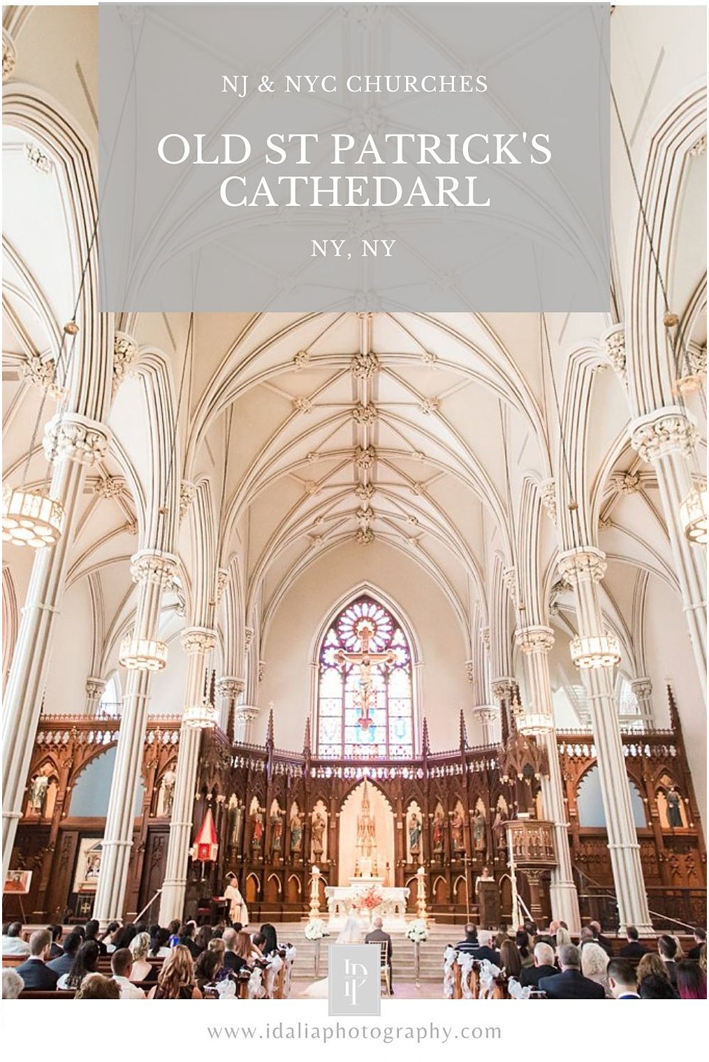 Wedding Ceremony at Old St. Patrick's Cathedral in NY