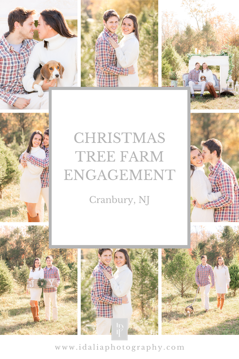 Christmas Tree Engagement Session