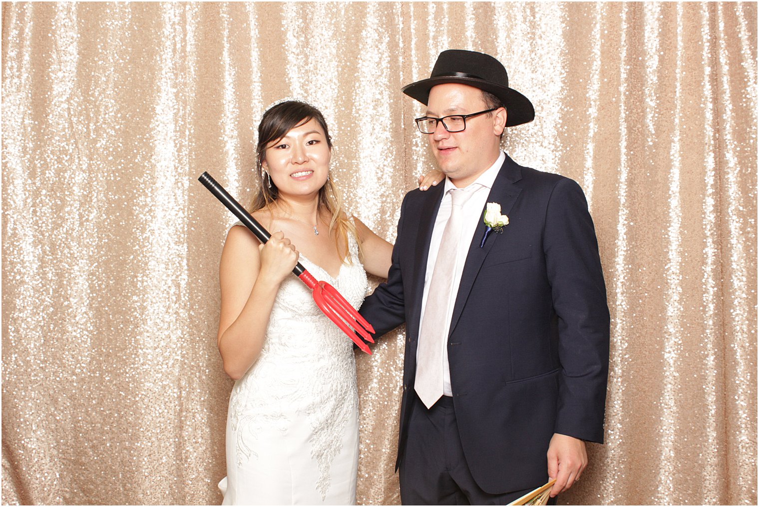 Lake Mohawk Country Club wedding reception Photo Booth