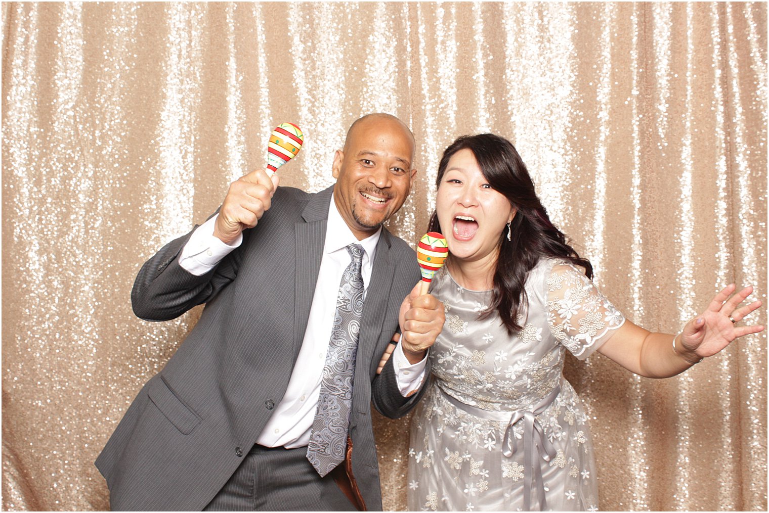 wedding guests play with maracas in New Jersey