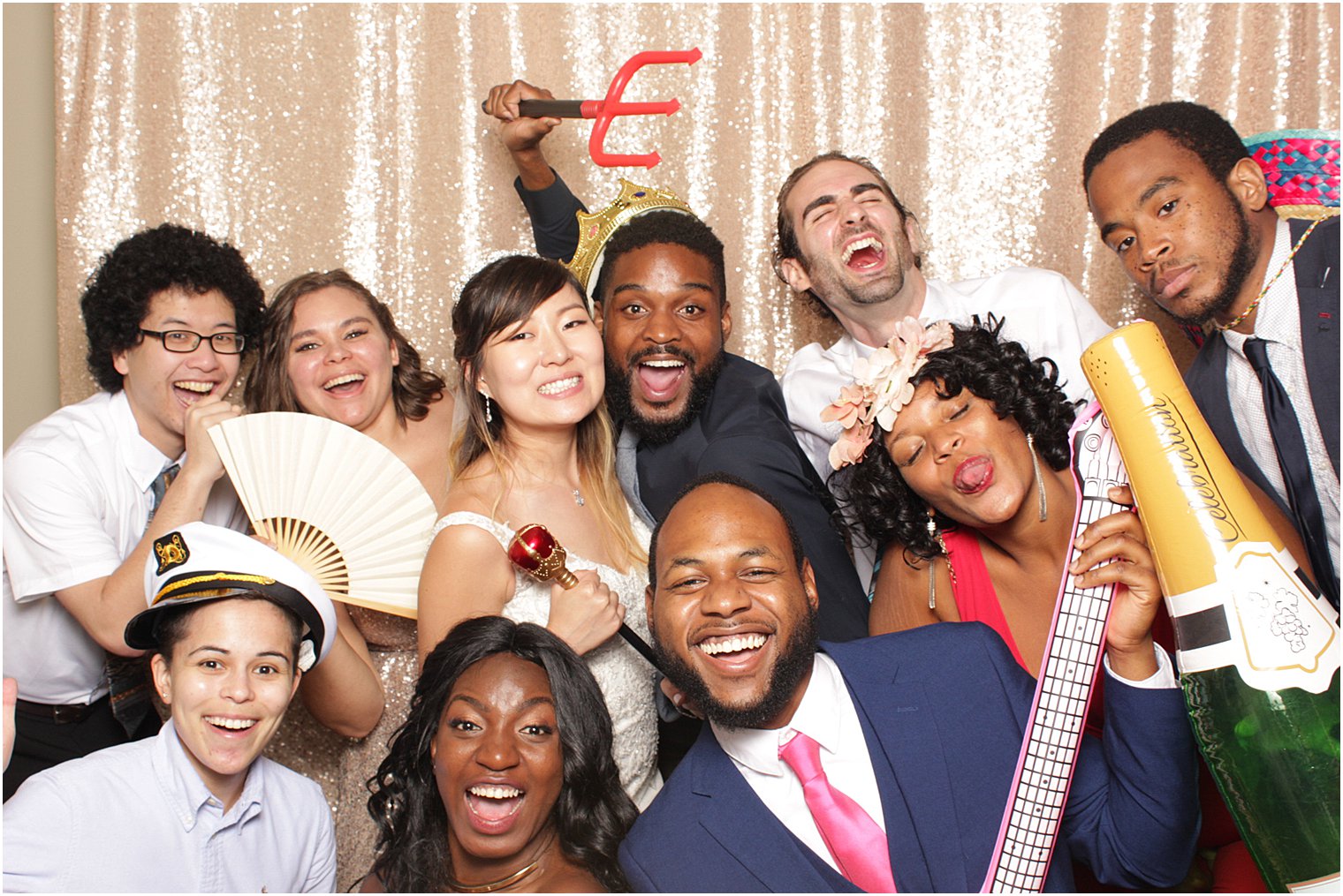 Lake Mohawk Country Club photo booth fun in New Jersey