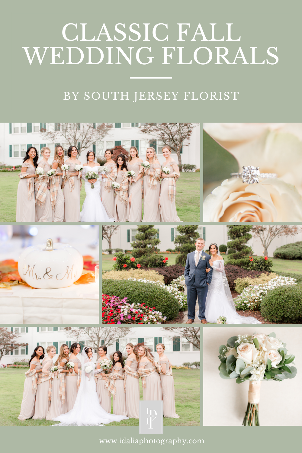Seaview Hotel wedding photos by Idalia Photography with florals by South Jersey Florist