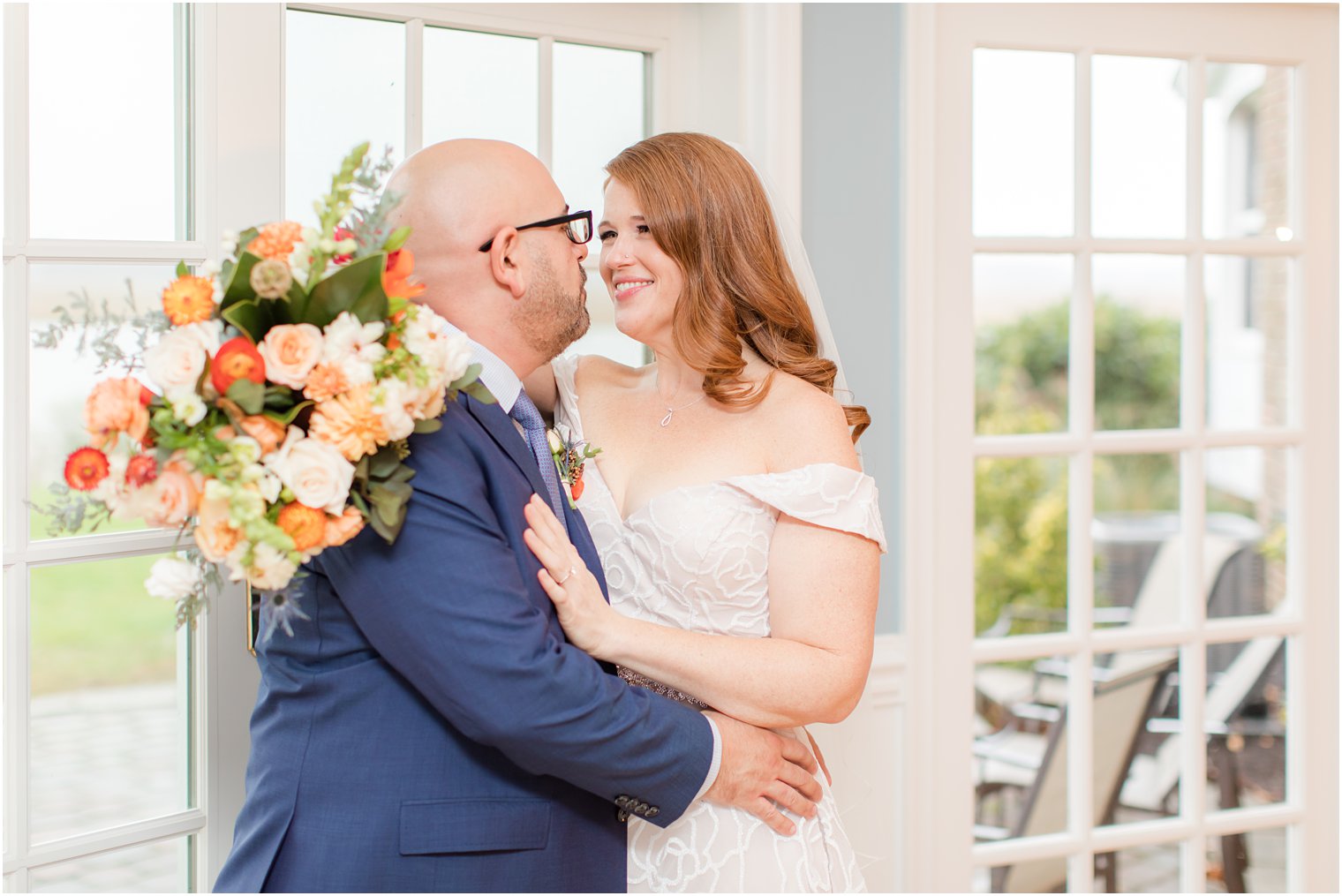 Jersey Shore wedding portraits for fall wedding