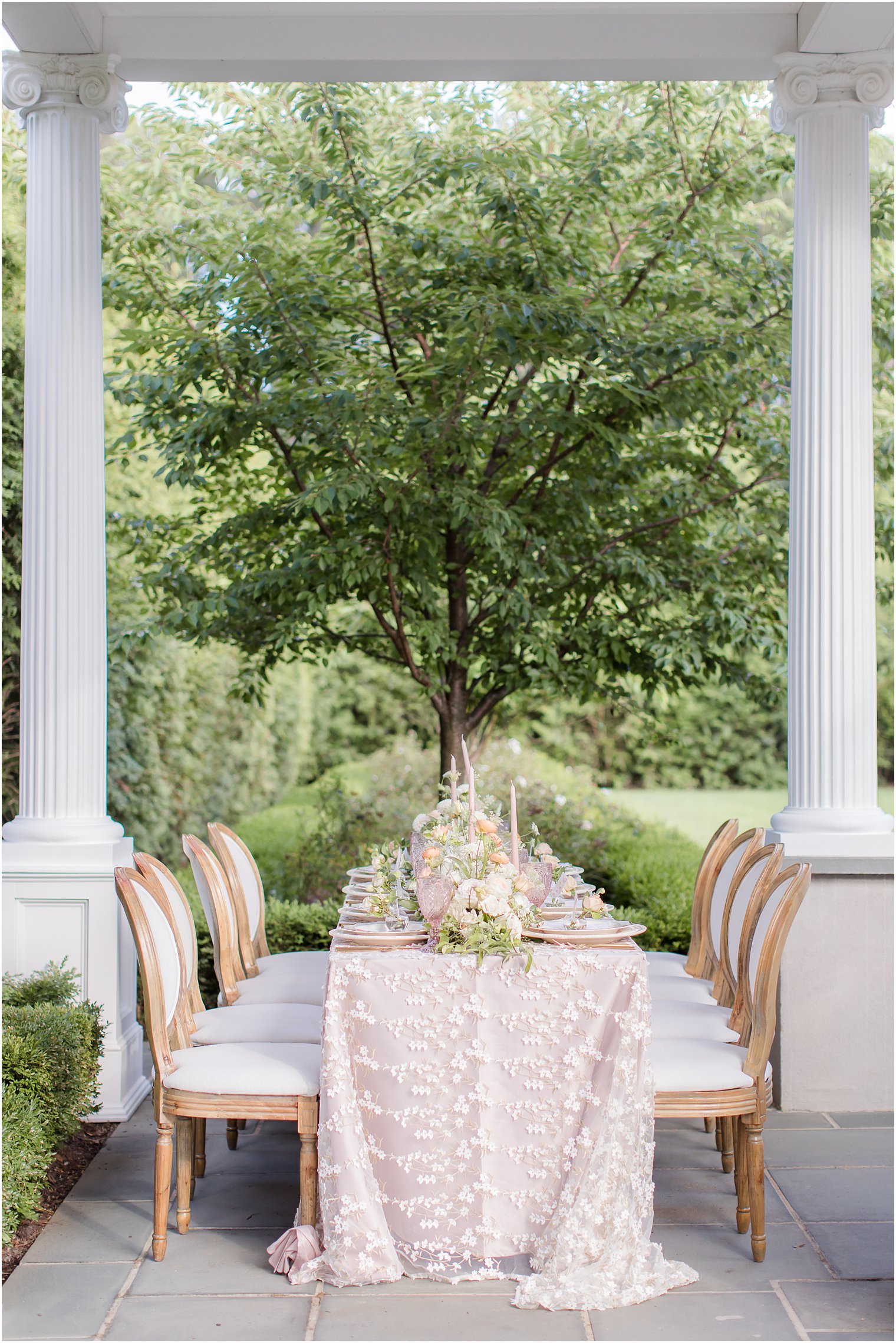 Romantic micro wedding inspiration at Park Chateau Estate and Gardens in East Brunswick, NJ