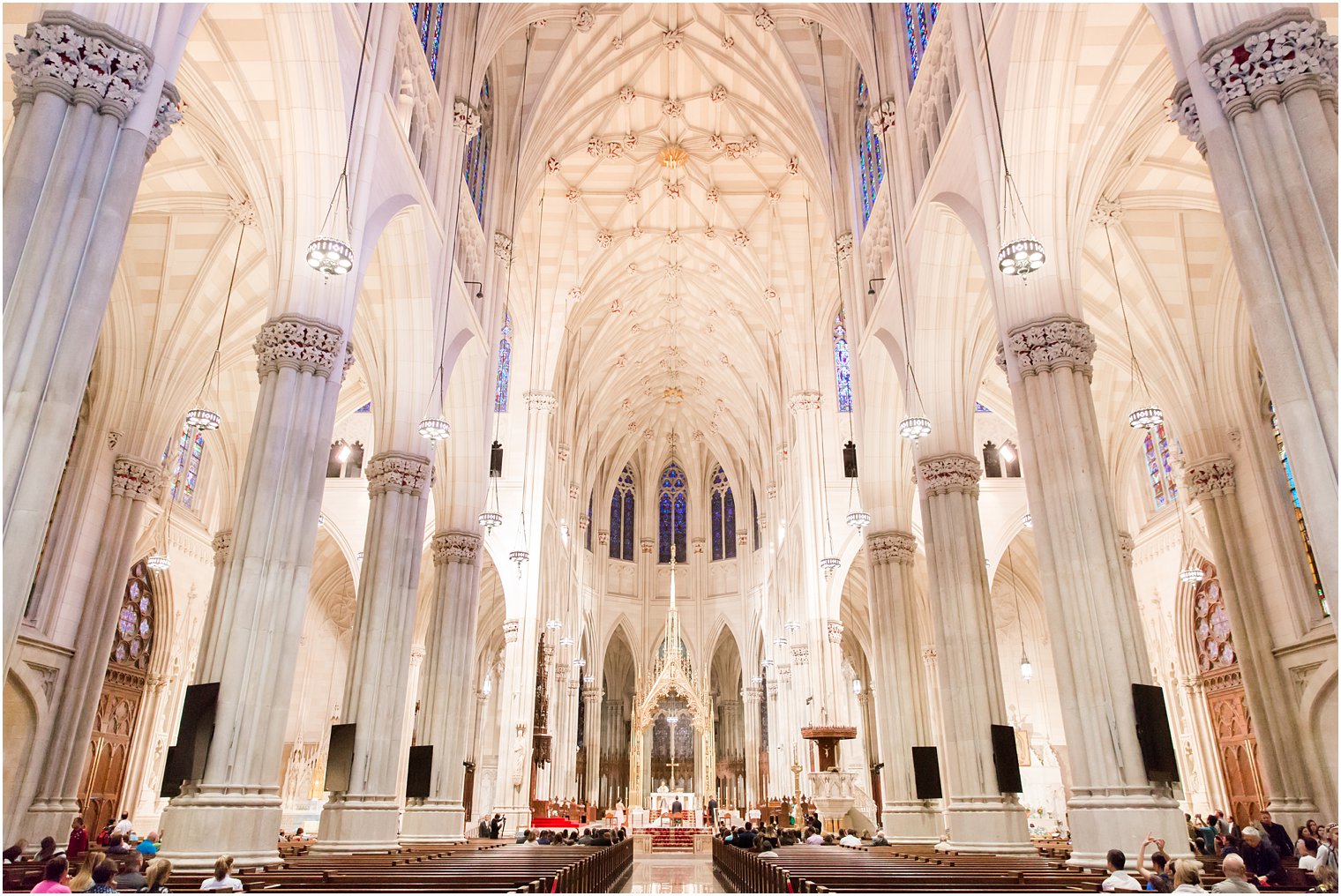 Wedding ceremony at St. Patrick's Cathedral - NYC