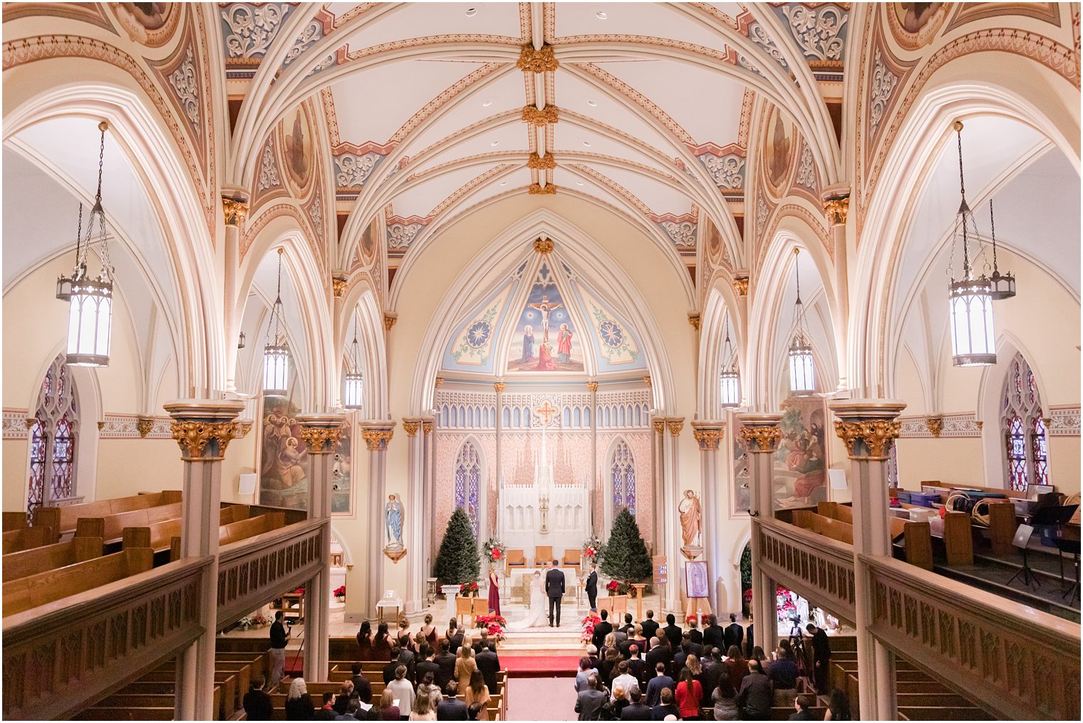 Wedding ceremony at St. Peter the Apostle Church - New Brunswick, NJ