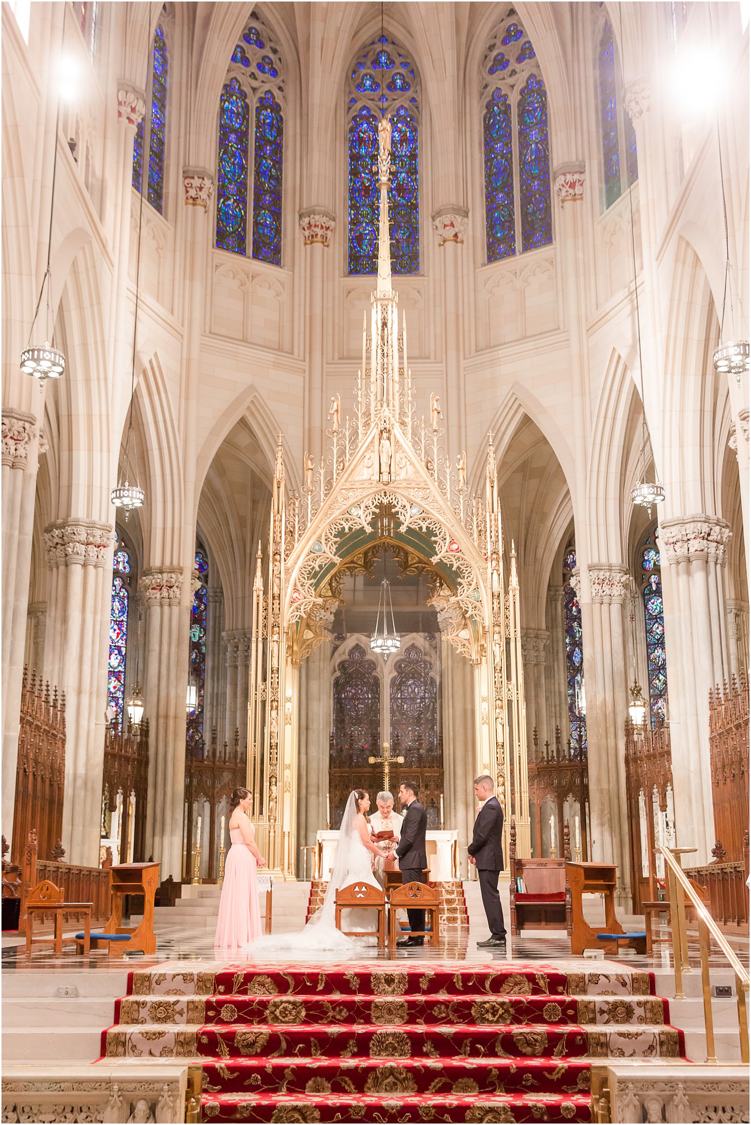 Wedding ceremony at St. Patrick's Cathedral - NYC