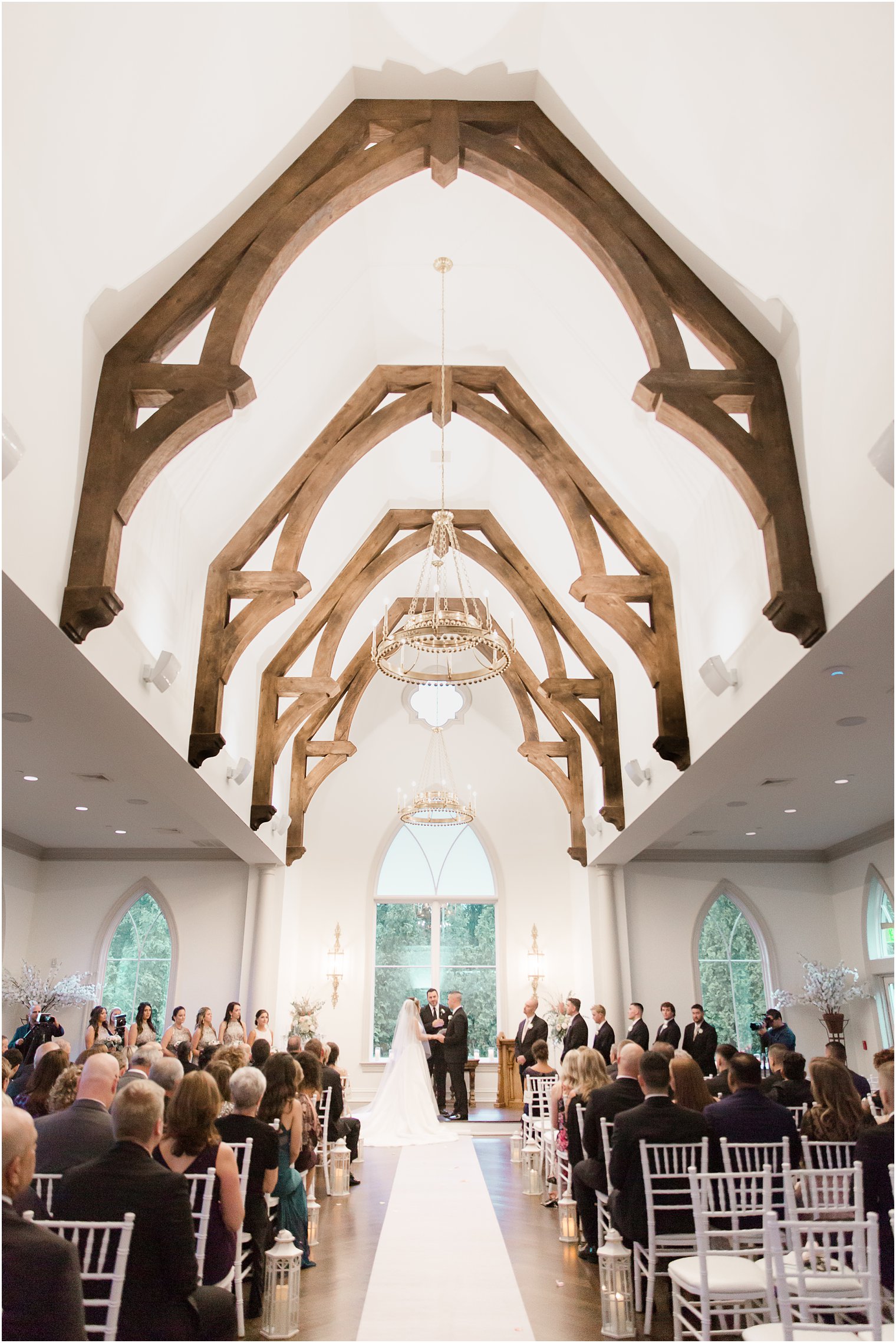 Wedding ceremony at Park Chateau Estate Chapel in East Brunswick, NJ