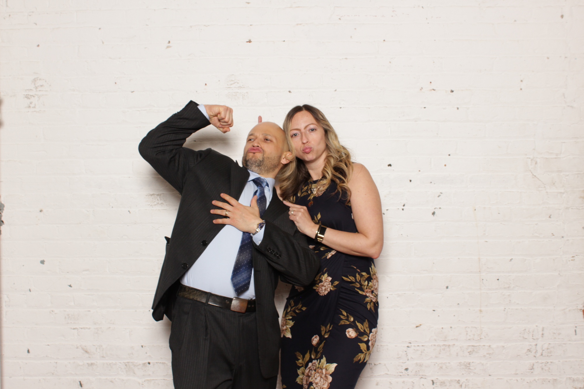 guests dance in photo booth in Paterson NJ