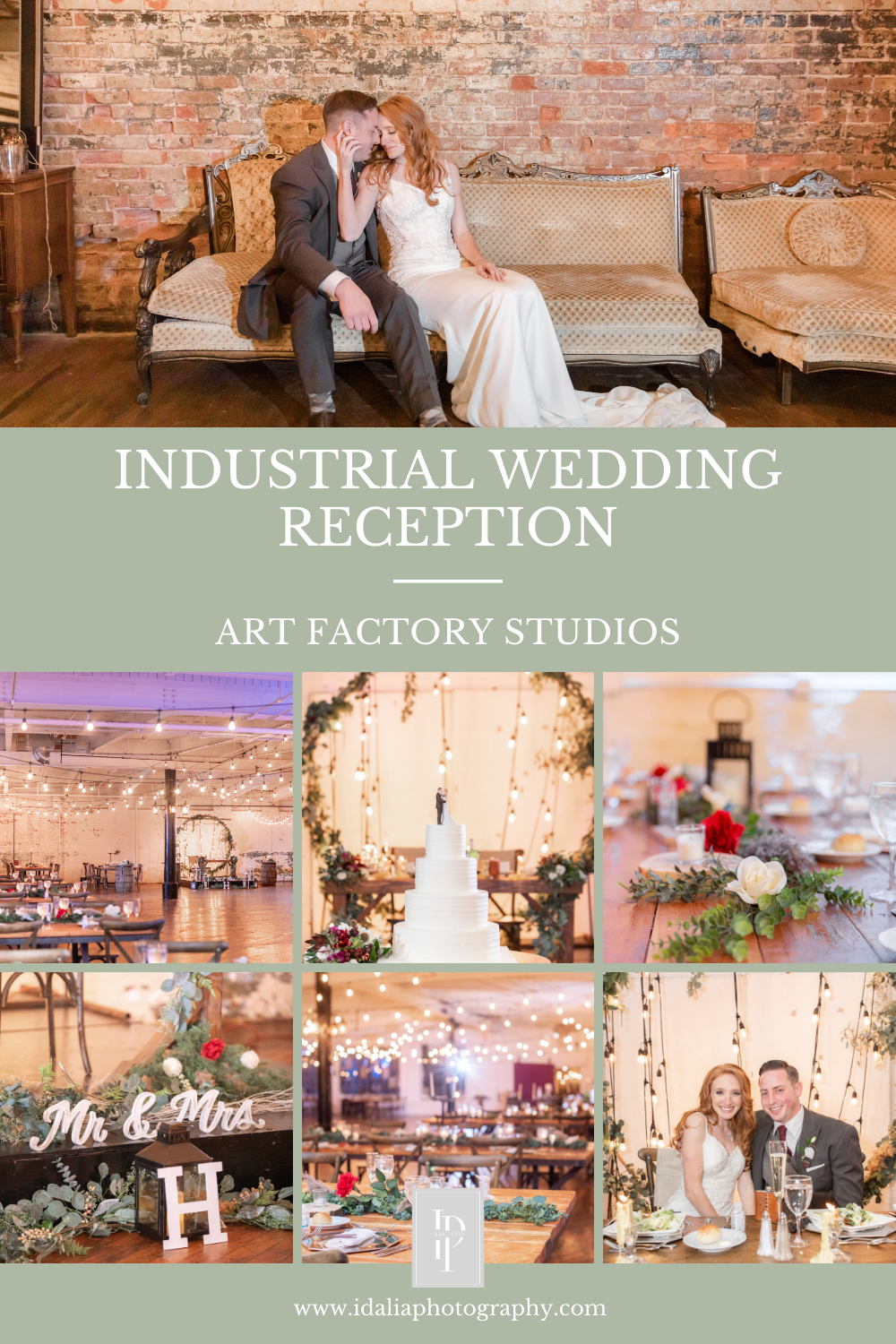 Industrial Art Factory Studios photographed by Idalia Photography