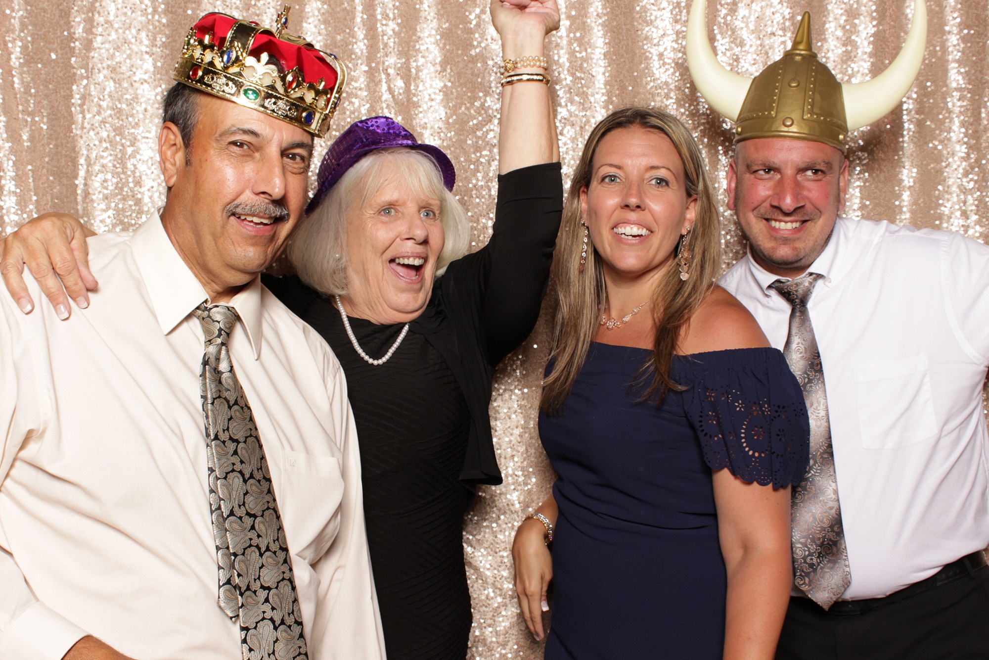 guests cheer during Sandy Hook Chapel Photo Booth