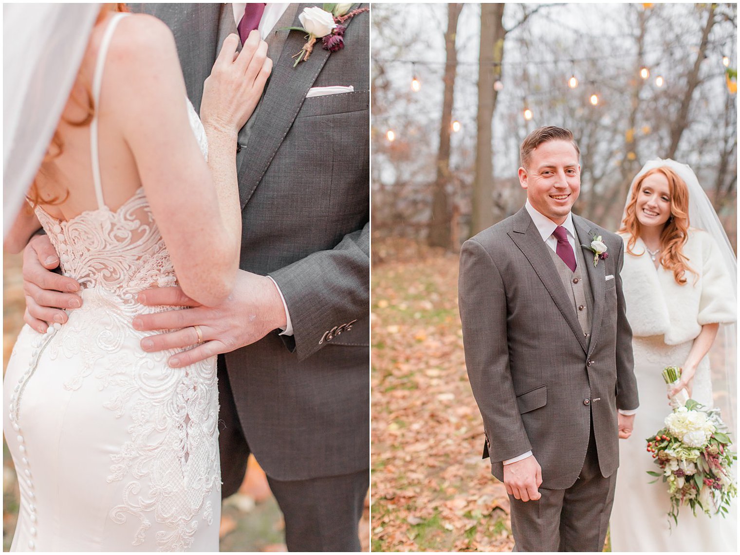 winter Art Factory Studios wedding portraits