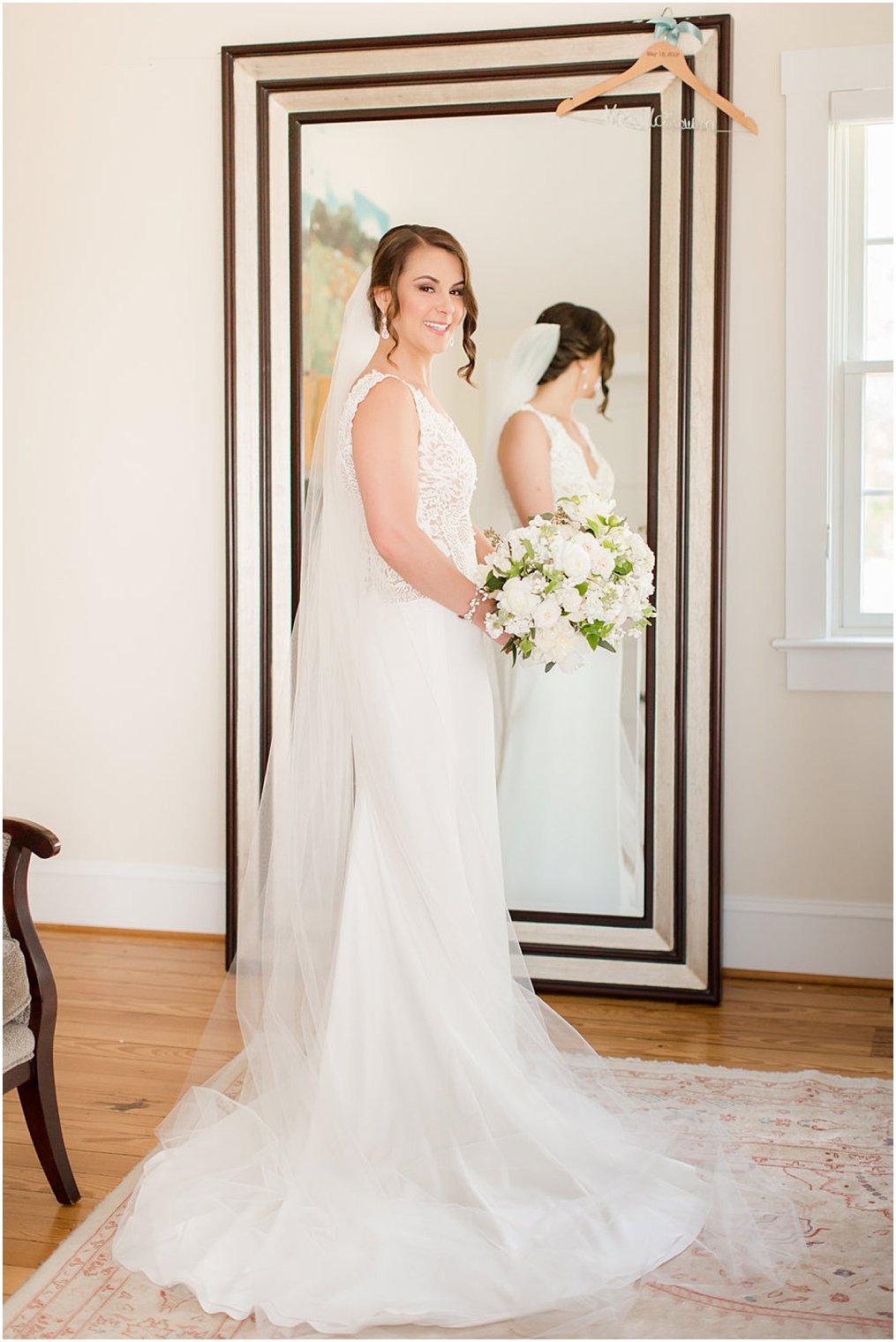 Bridal portrait at Stone Tower Winery