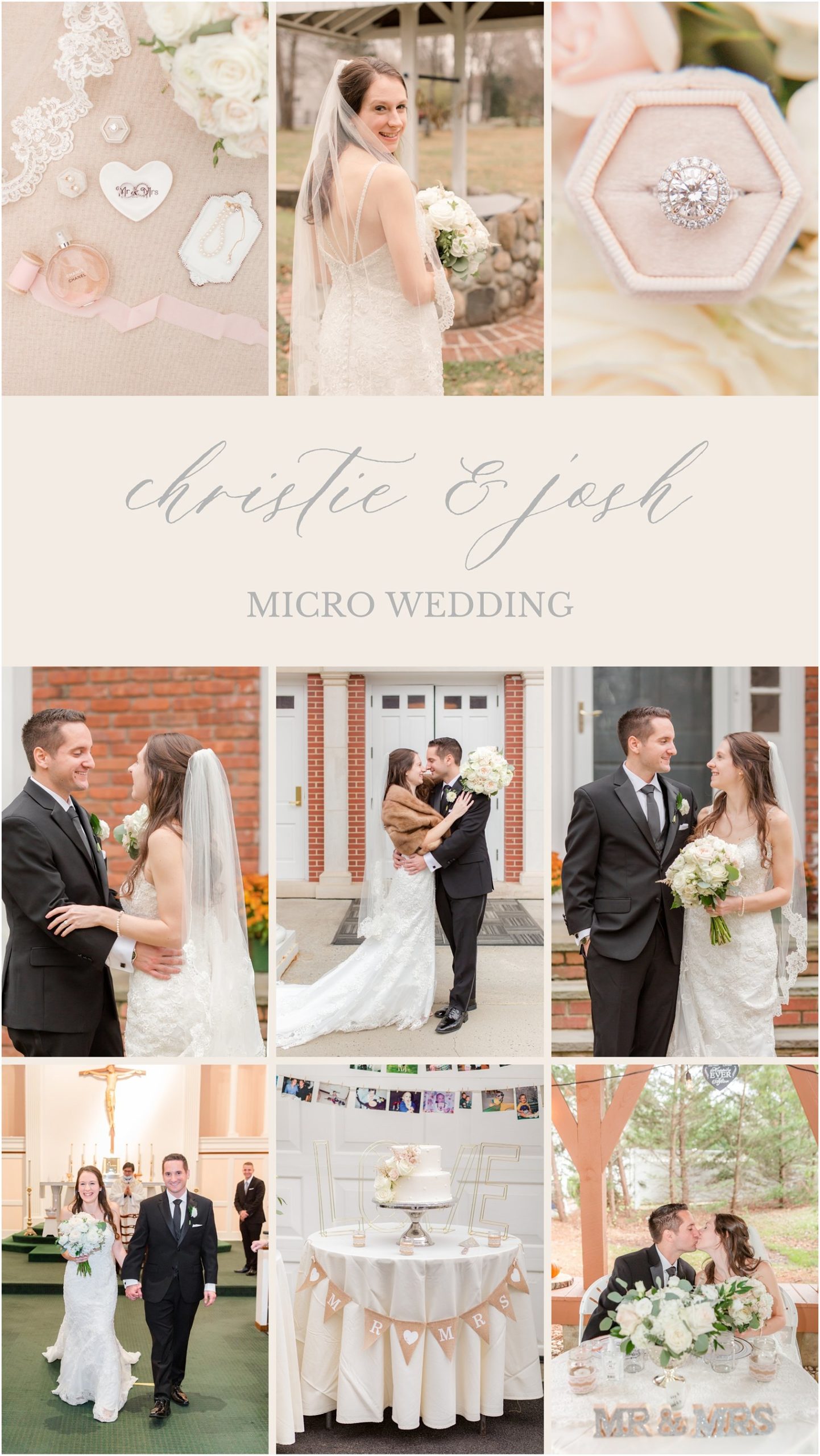 Micro Wedding at St. James Church in Basking Ridge