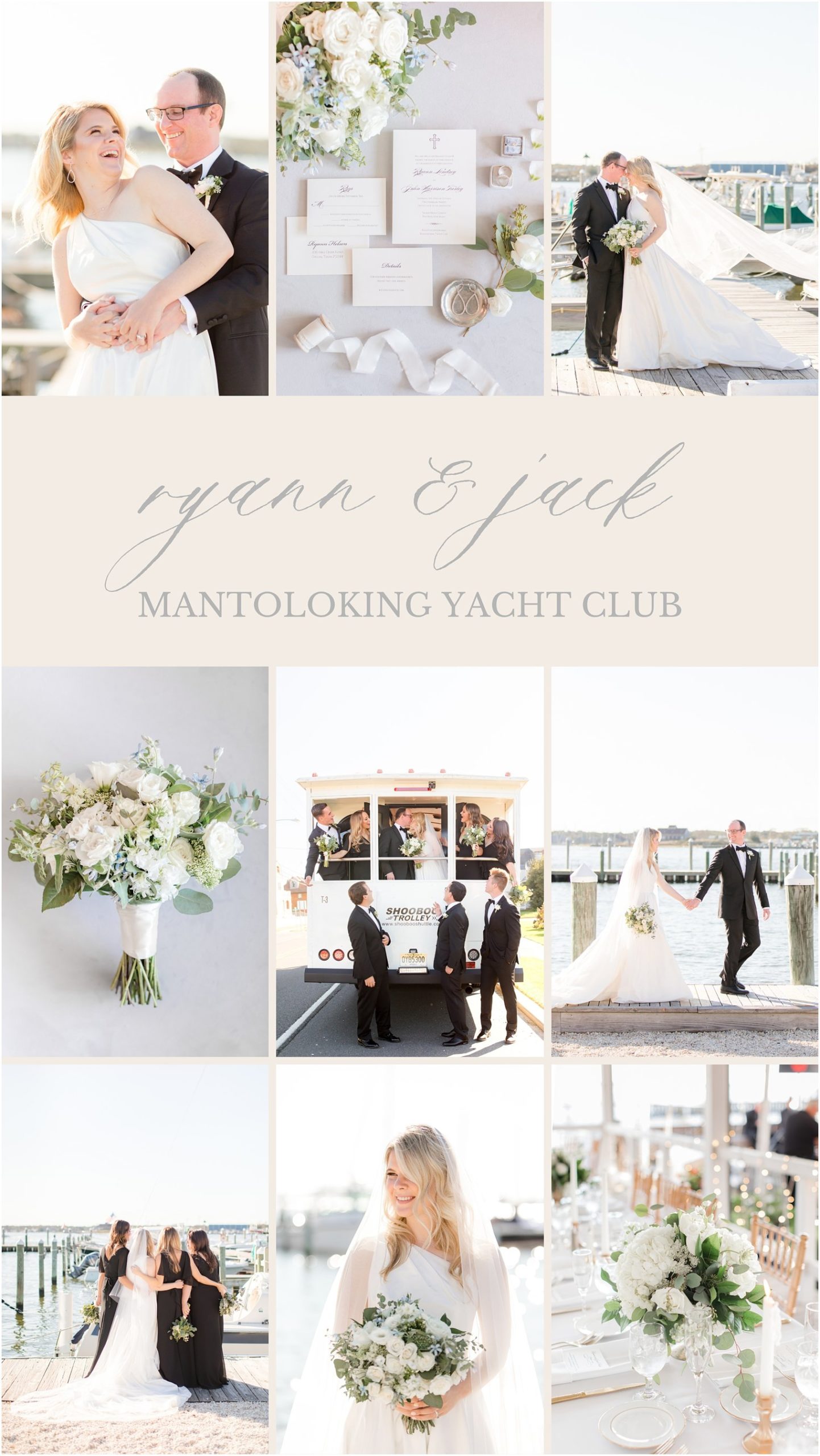 Mantoloking Yacht Club Wedding by Idalia Photography