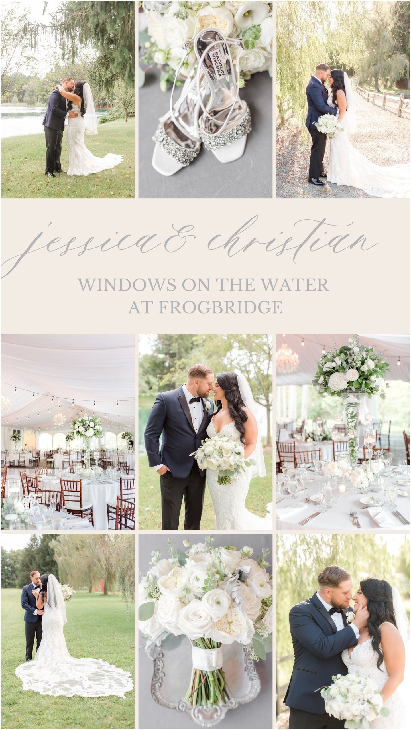 Jessica and Christian at Windows on the Water at Frogbridge