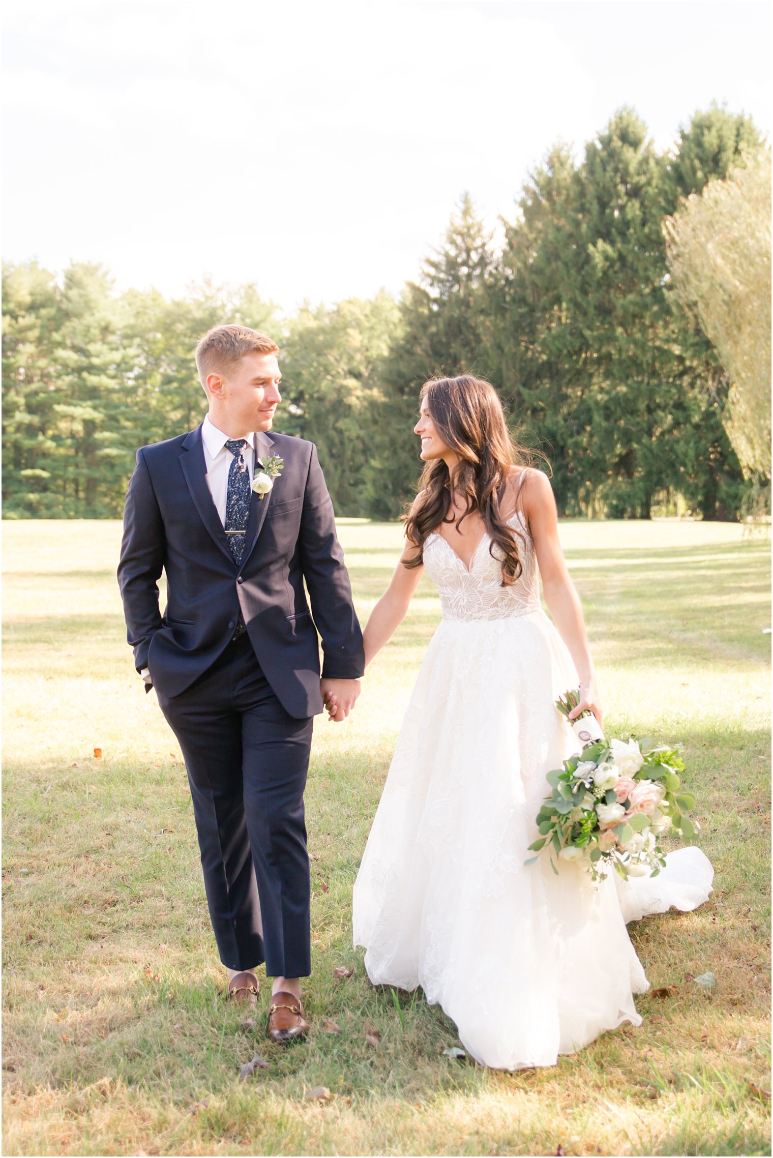 Bride and groom photos at Windows on the Water at Frogbridge