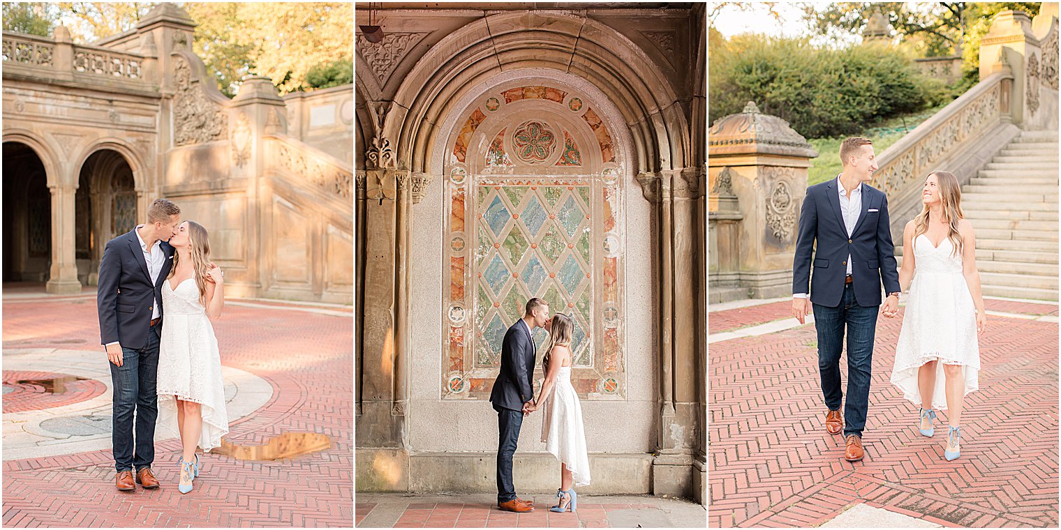 Bethesda Terrace engagement session in New York City