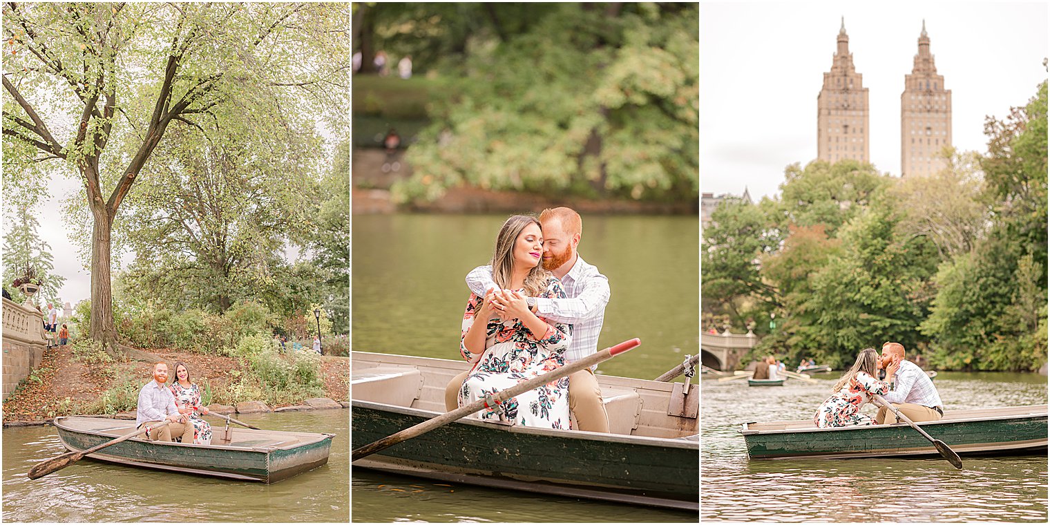 Loeb Boathouse engagement session in NYC