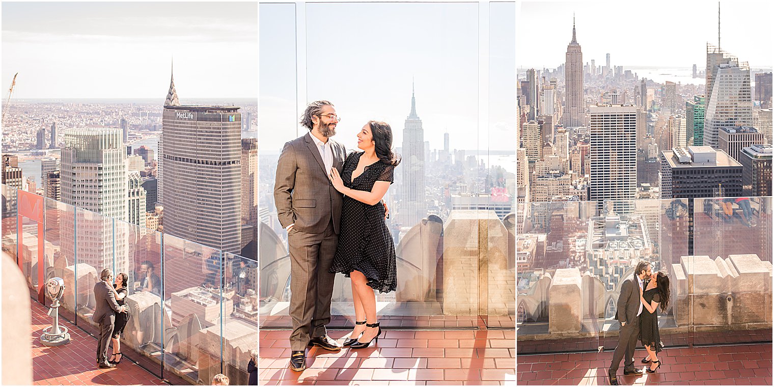 The Top of the Rock engagement photos