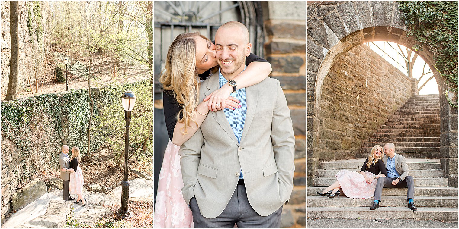 Fort Tryon engagement portraits