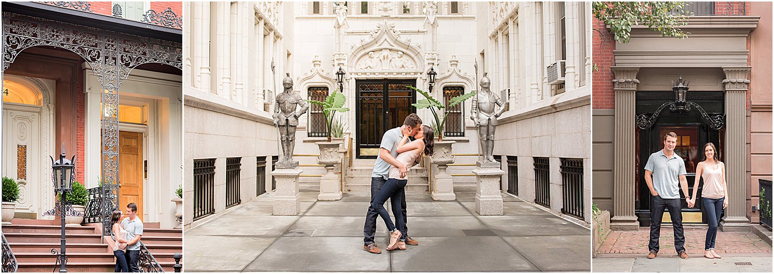 Gramercy Park engagement session in NYC