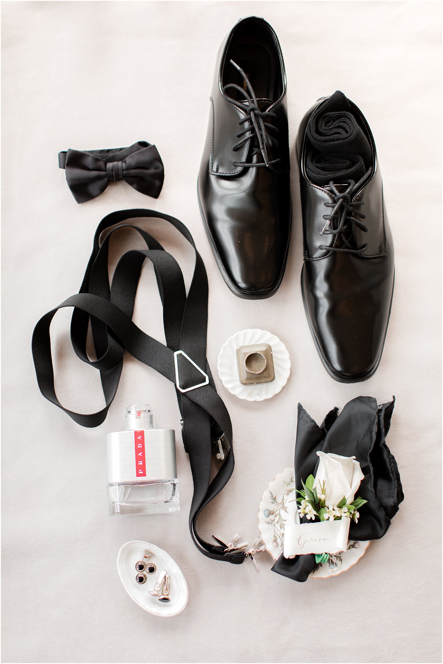 groom's details for classic Park Savoy Estate wedding 