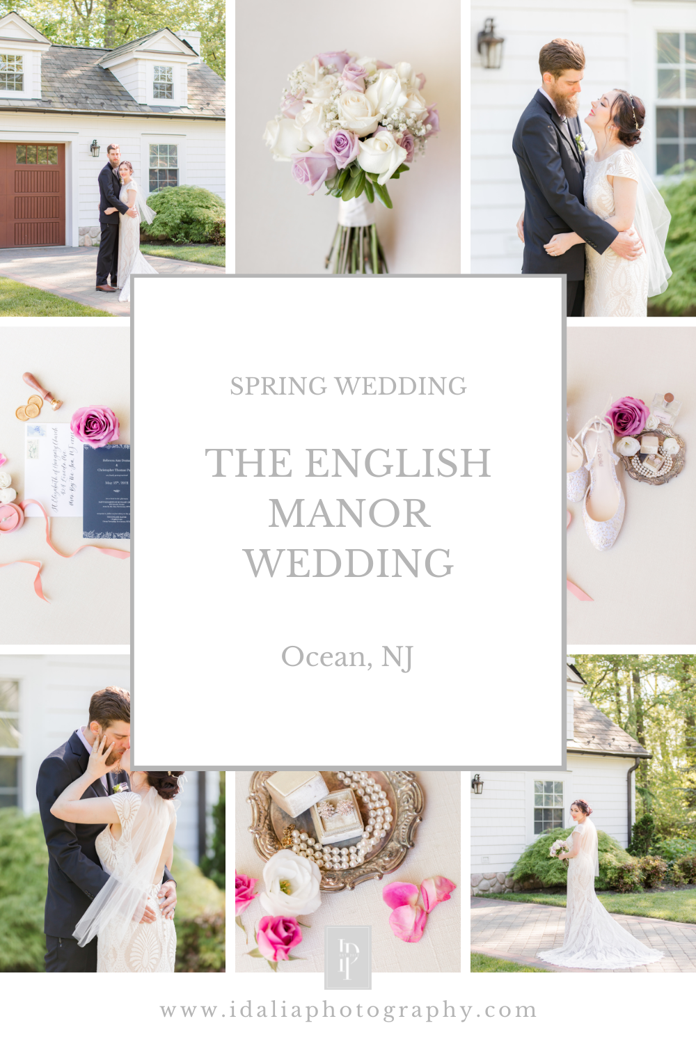 spring wedding reception inspiration at The English Manor