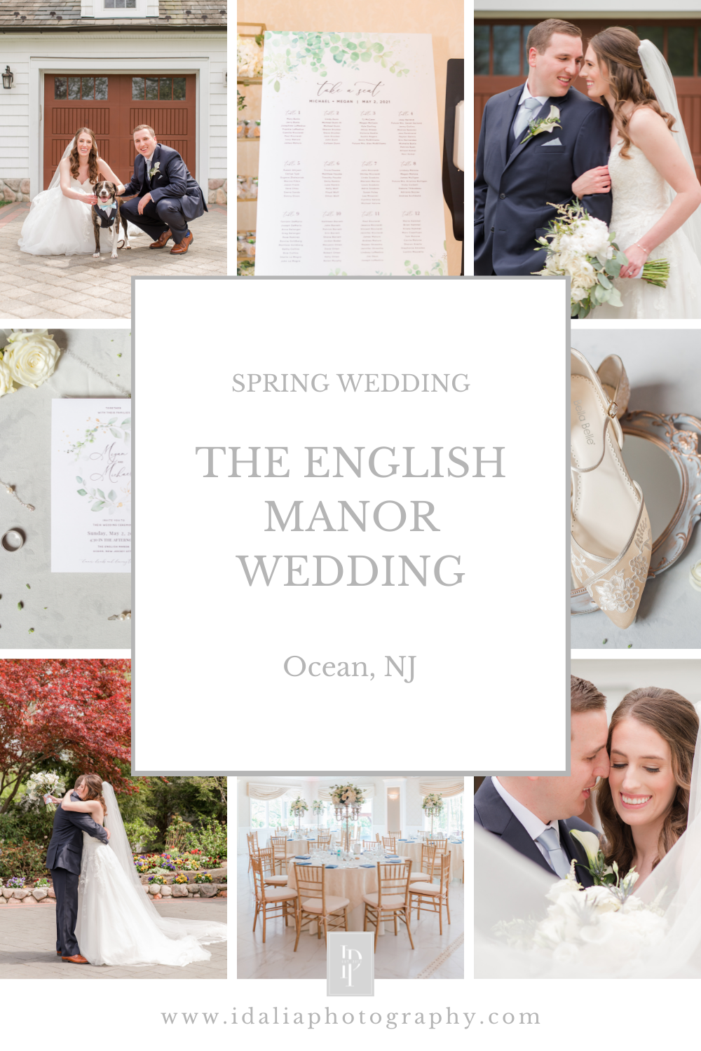 Spring English Manor wedding day