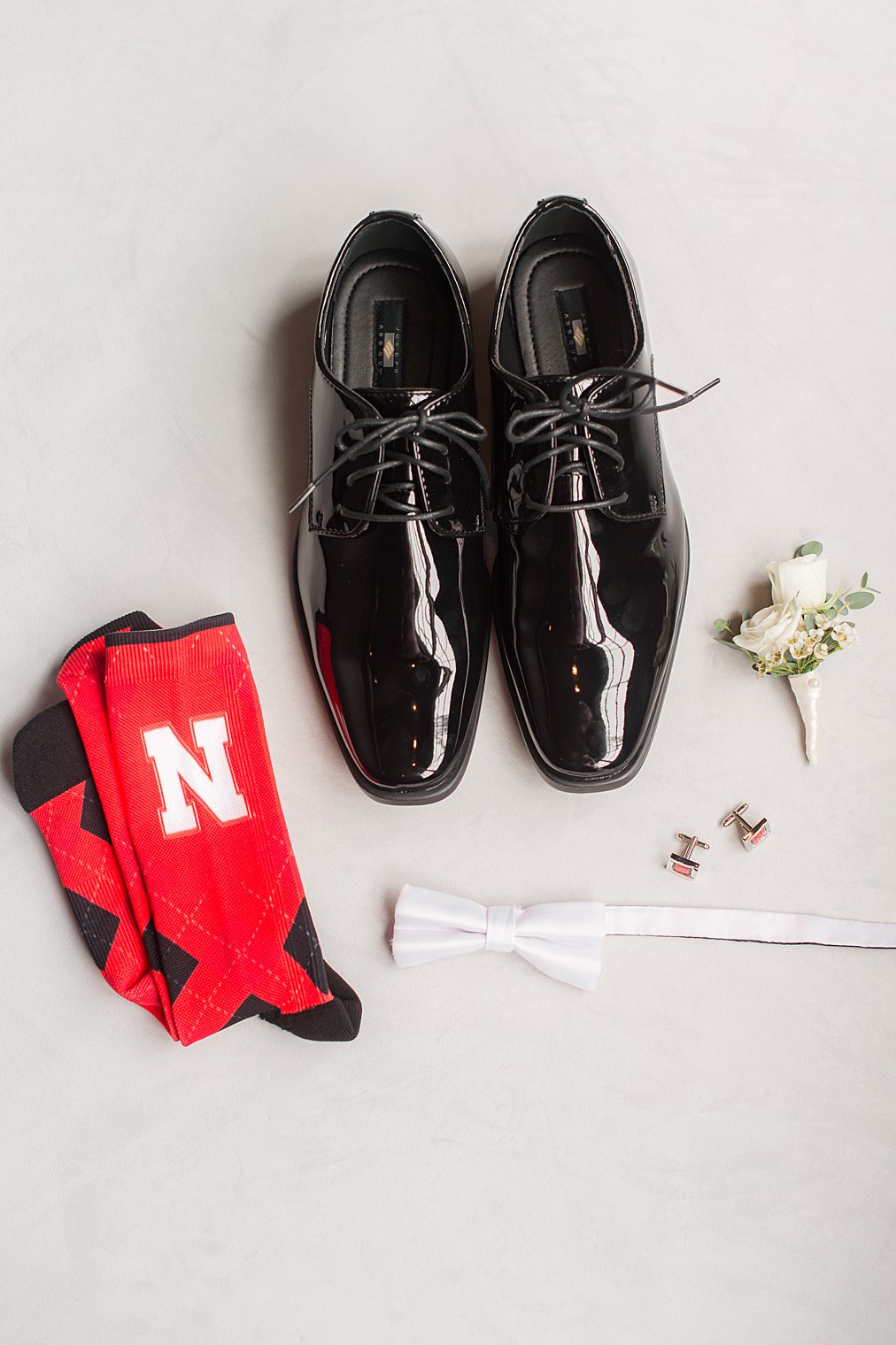 groom's details for classic NJ wedding