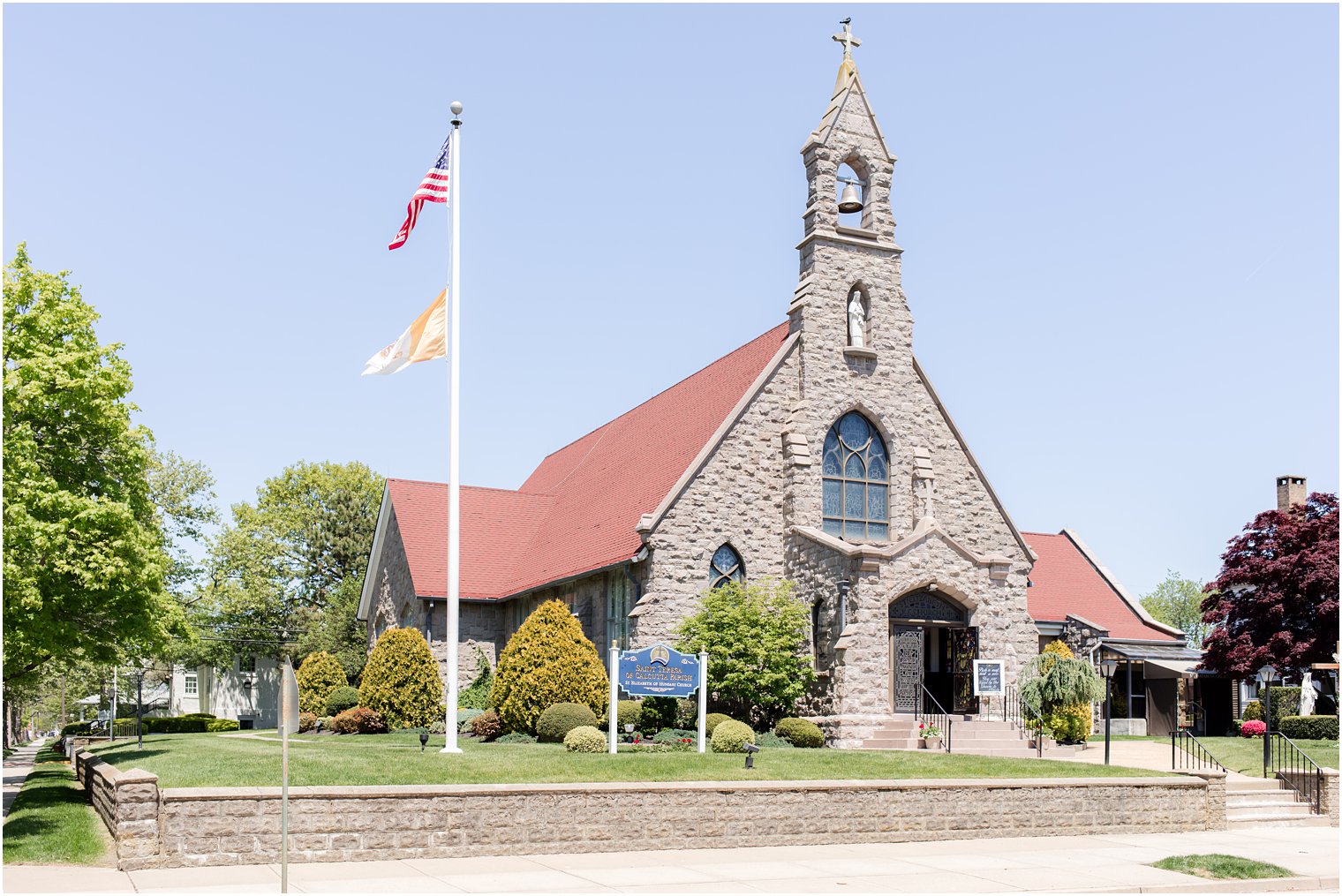 Church wedding in Ocean Township NJ