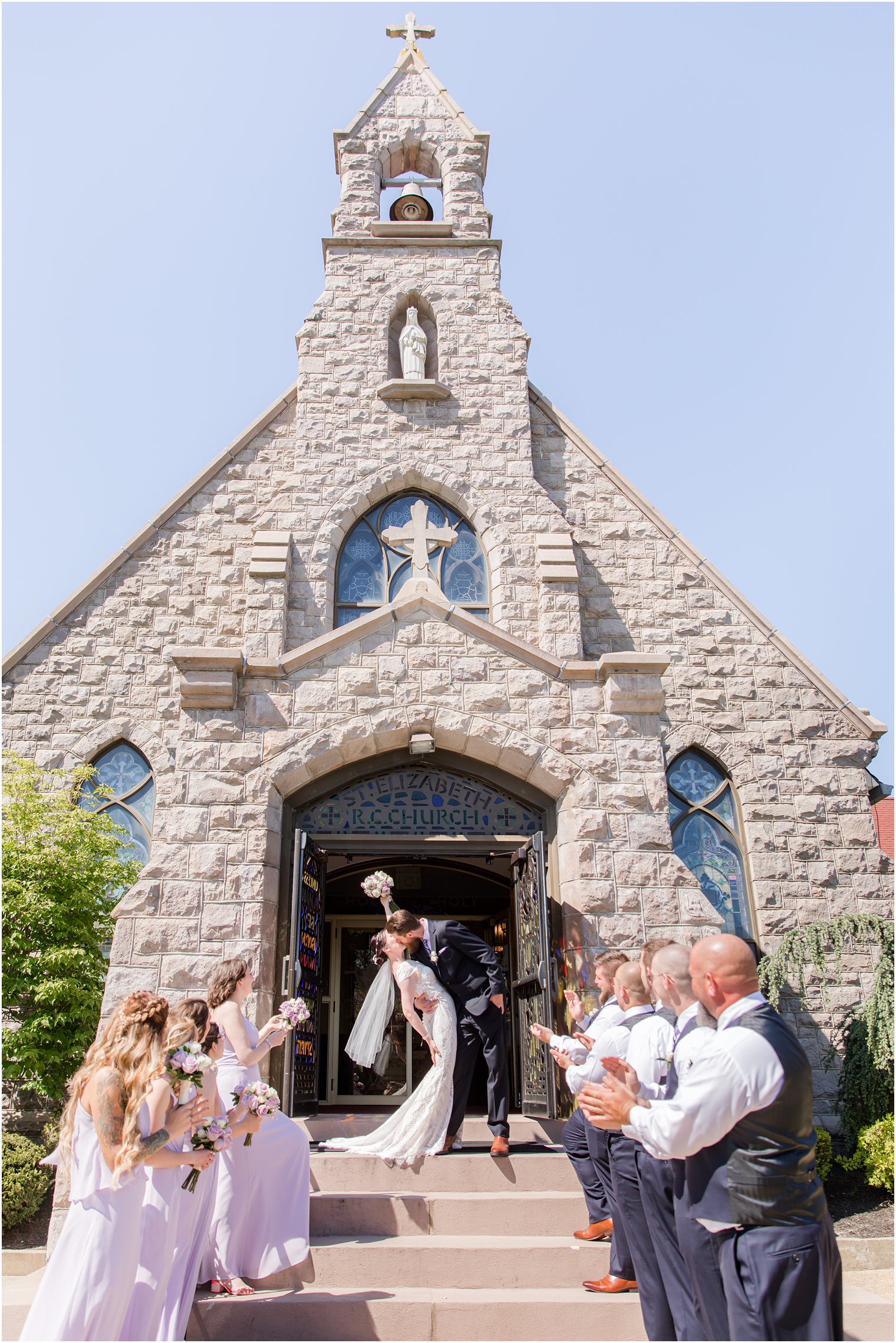 traditional church wedding in New Jersey