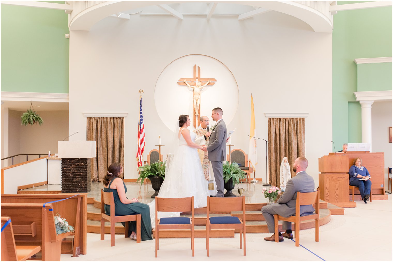 traditional church wedding in New Jersey