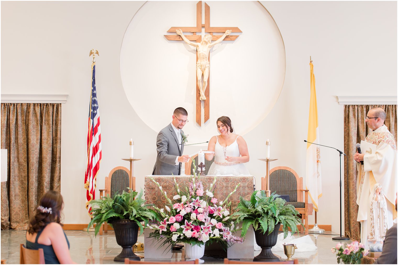 traditional church wedding in New Jersey
