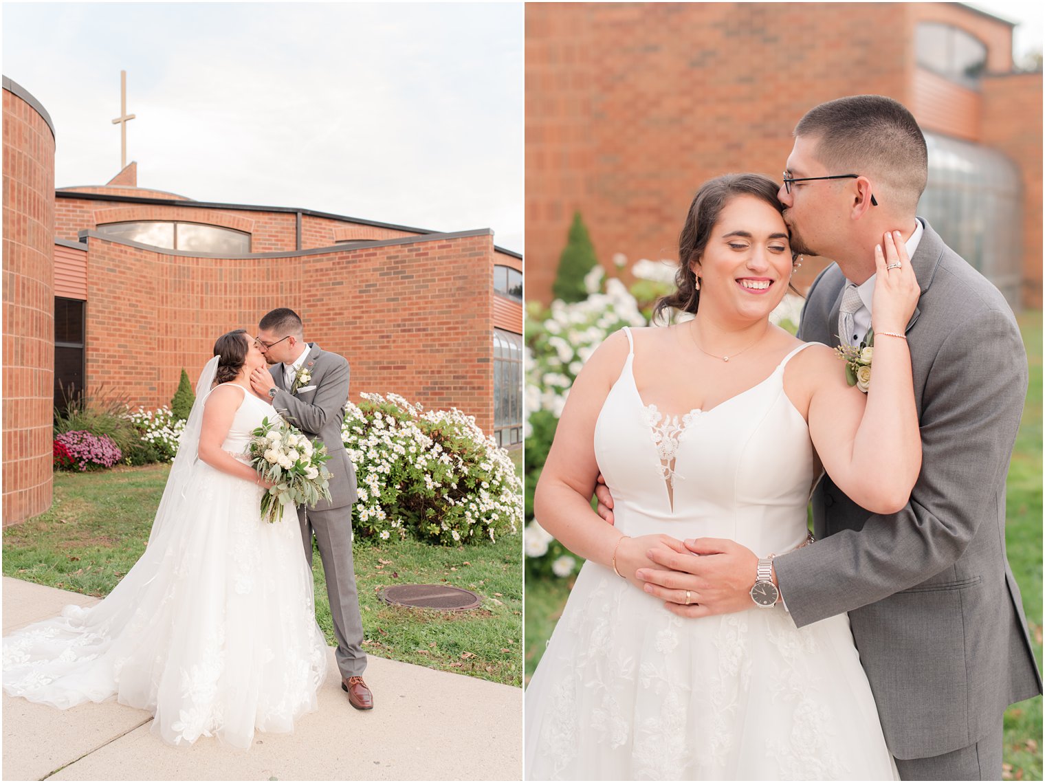 New Jersey wedding portraits for bride and groom