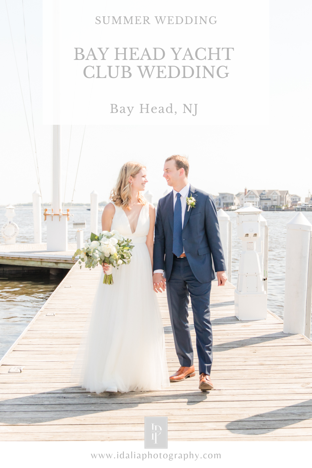 summer wedding day at Bay Head Yacht Club 