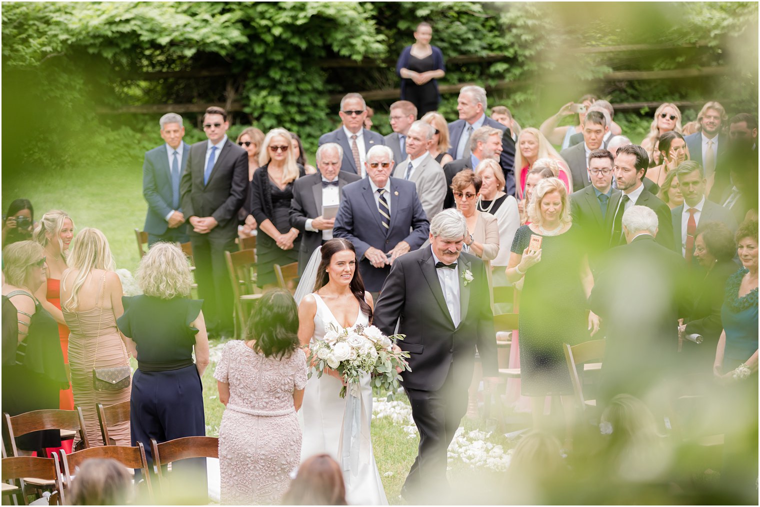 unique perspective on outdoor ceremony