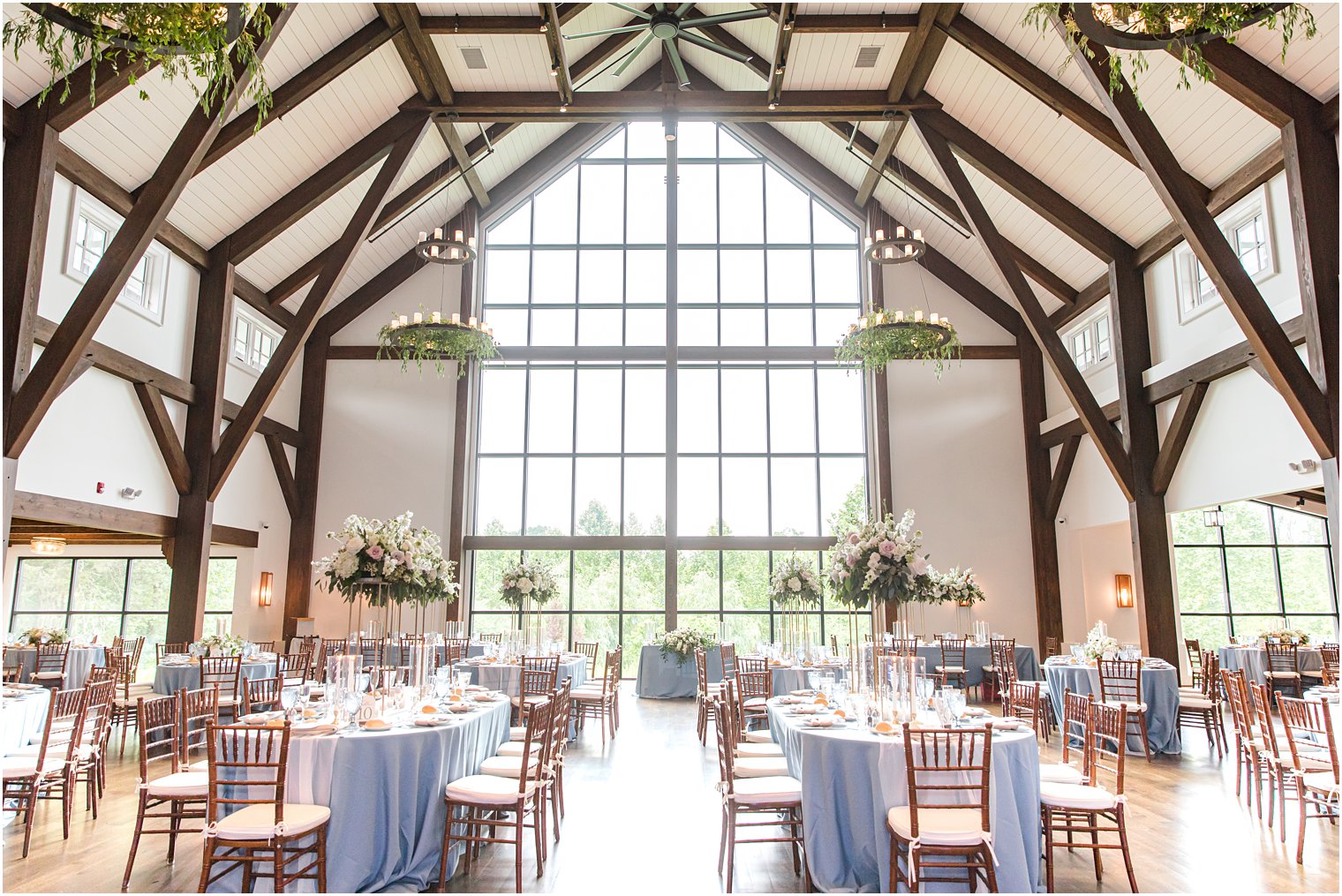 ballroom reception at Crossed Keys Estate in Andover, NJ