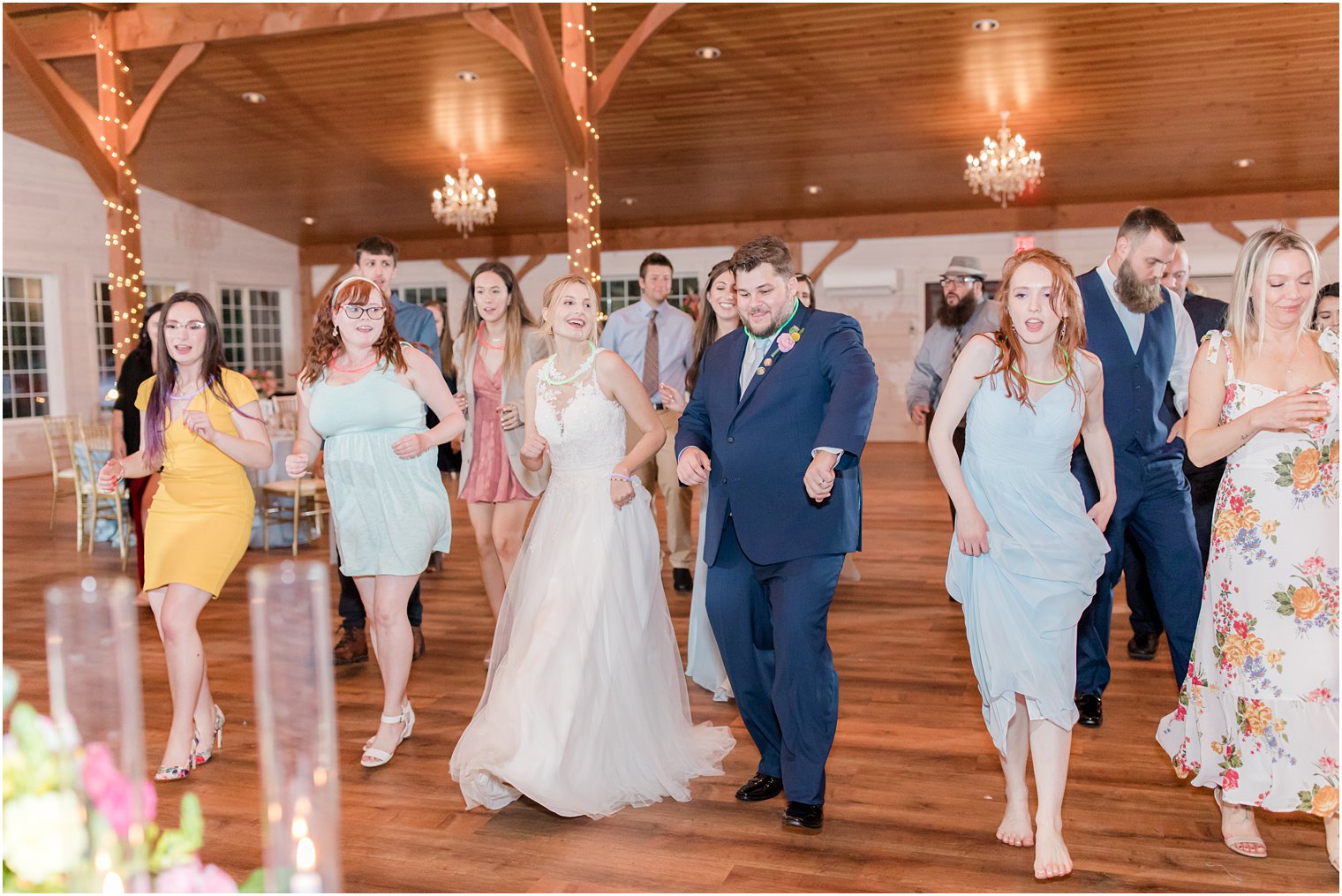 guest dance during wedding reception in Berryville VA