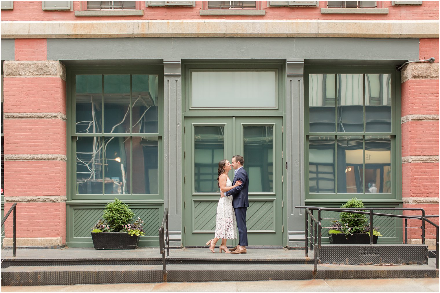 Engagement photos in Tribeca
