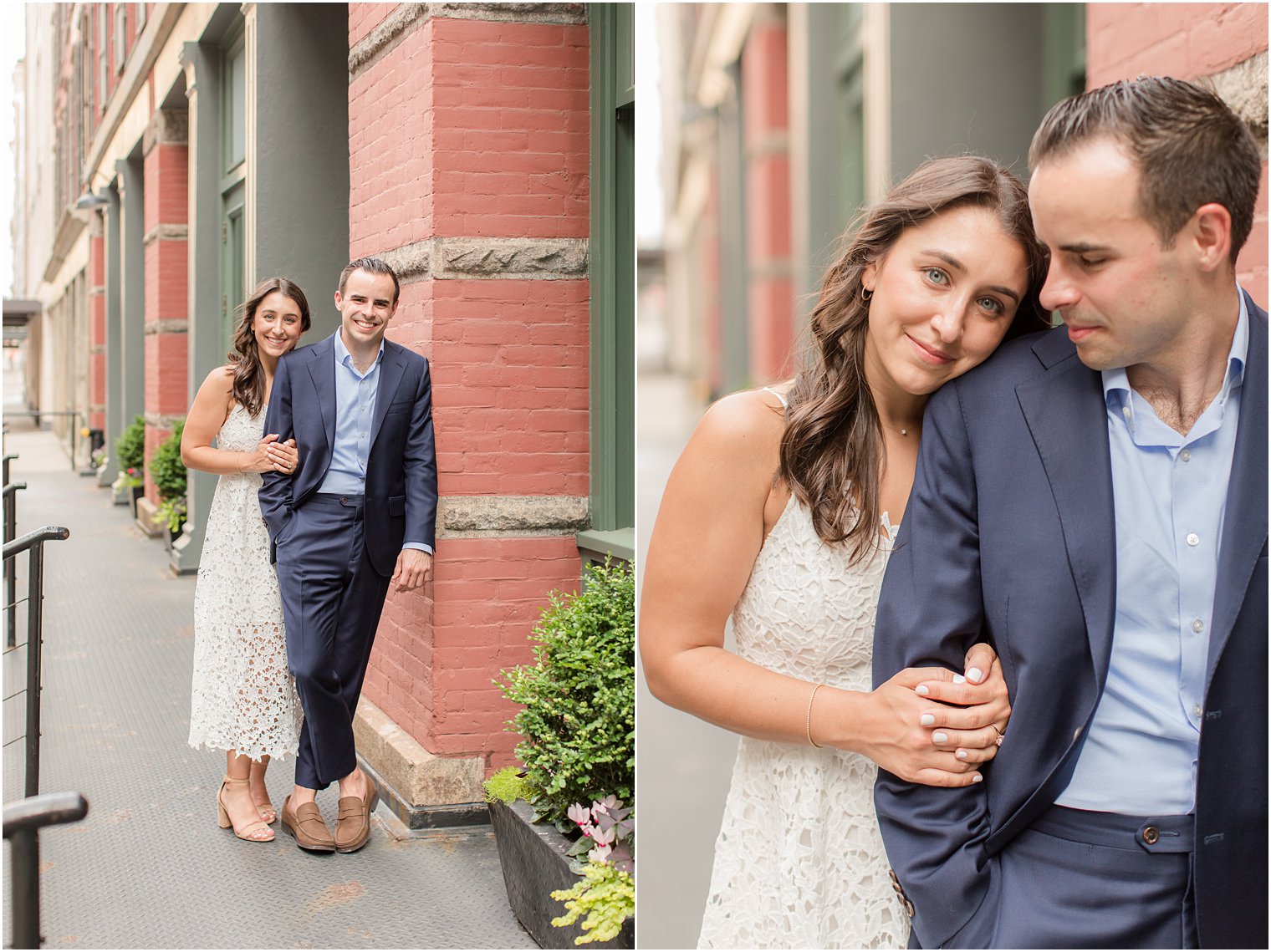 relaxed pose ideas for engagement session