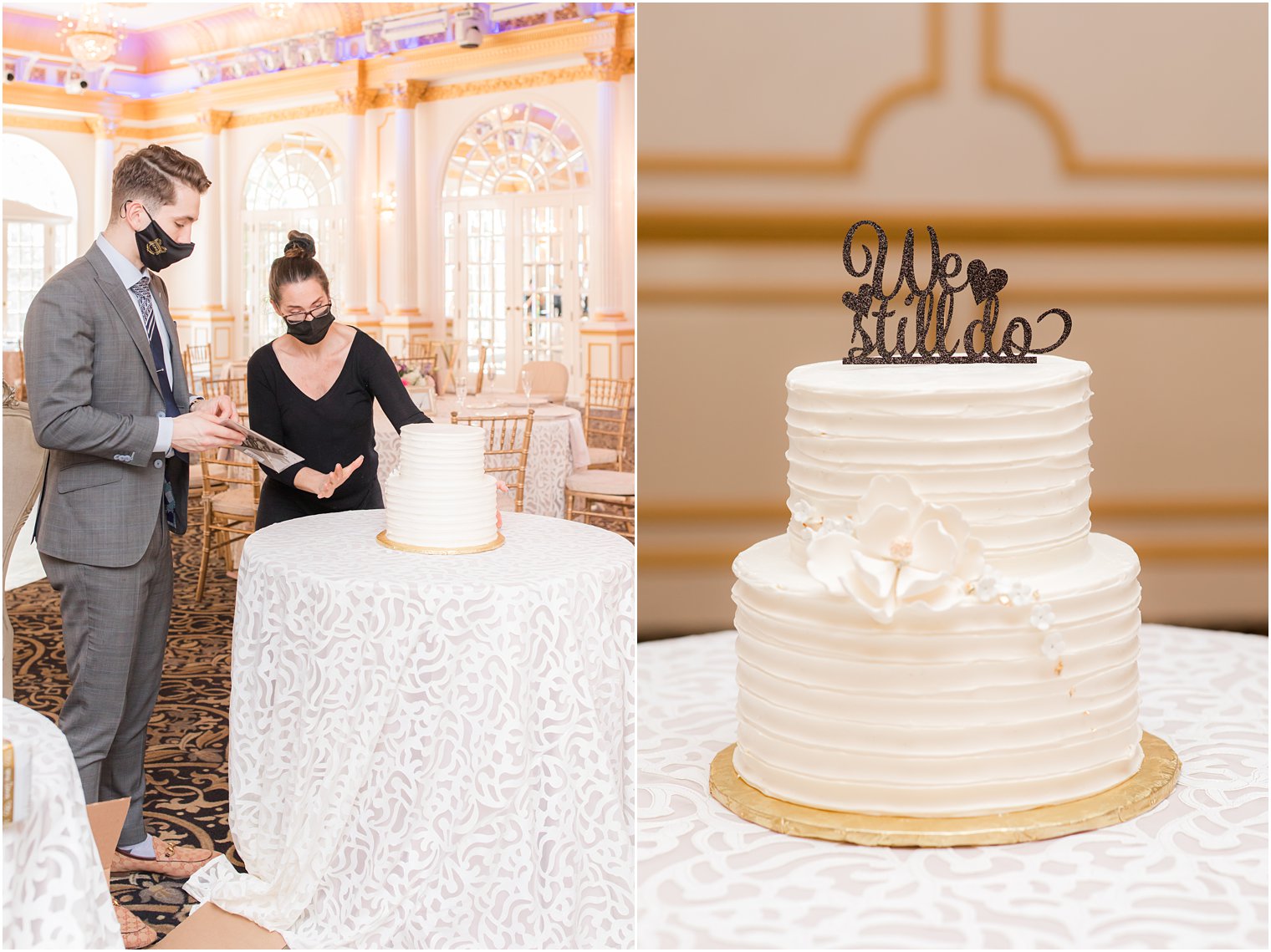 wedding cake by We Knead the Dough Cookies