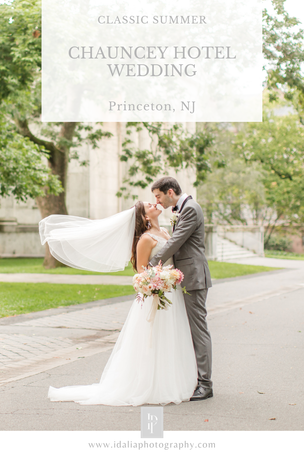 Chauncey Hotel wedding day with photos at Princeton University