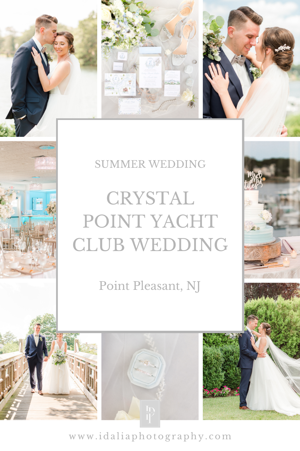 Crystal Point Yacht Club wedding in Point Pleasant NJ 