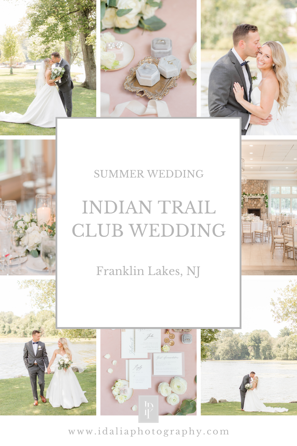 classic Indian Trail Club wedding day