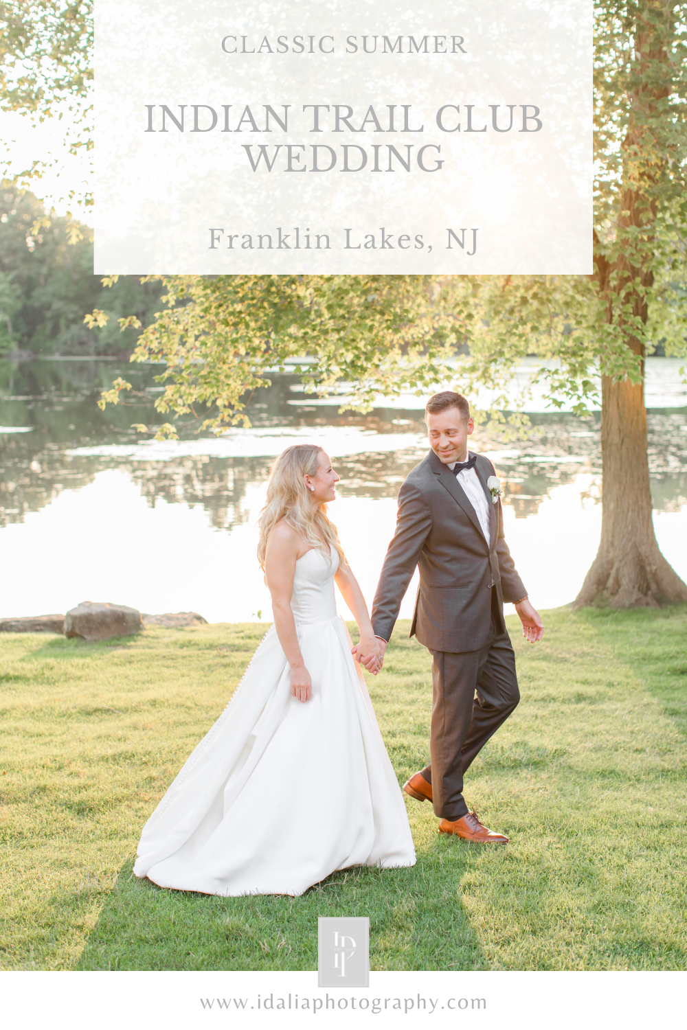 summertime wedding at Indian Trail Club in Franklin Lakes, NJ